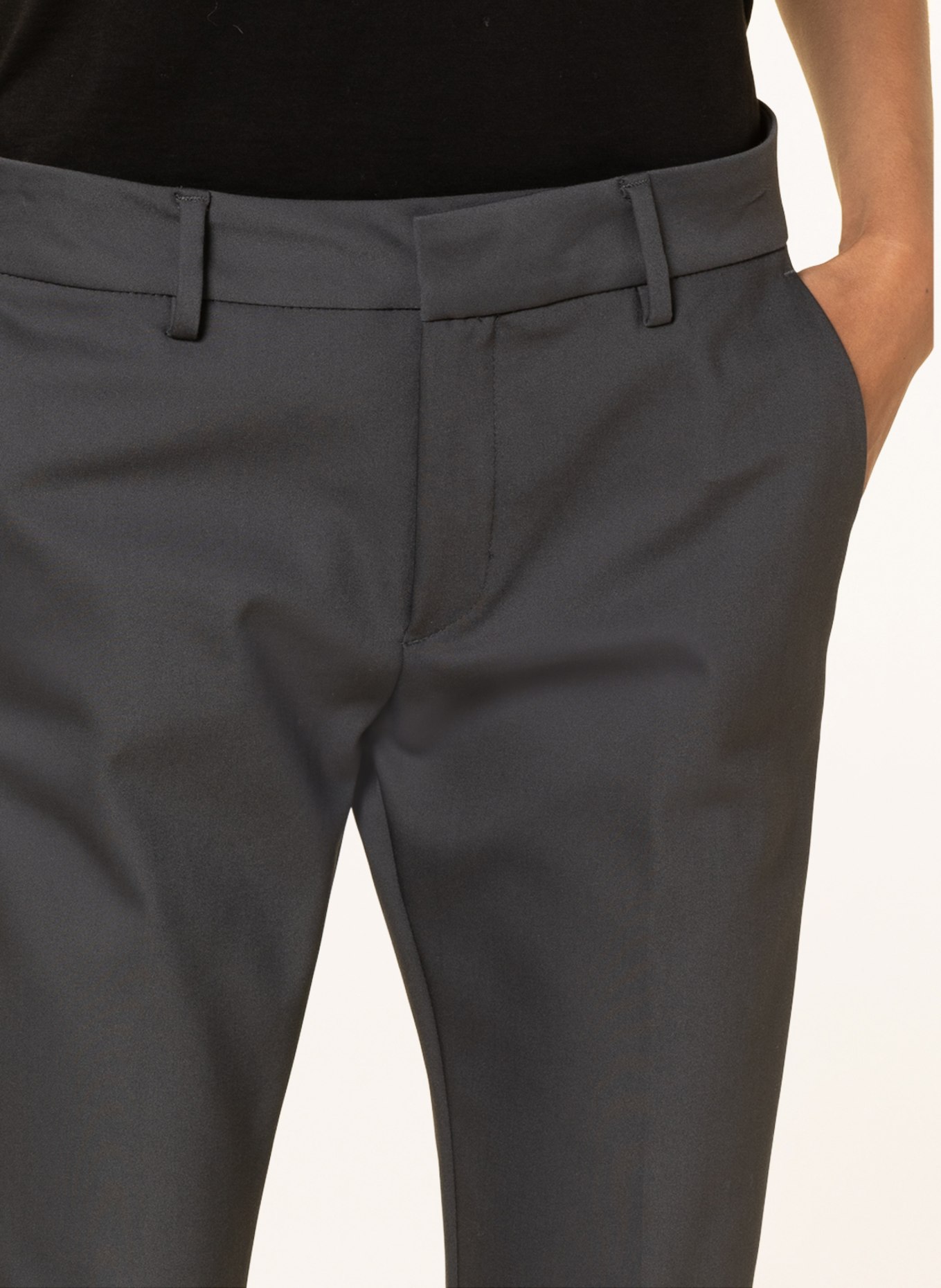 MOS MOSH Trousers ABBEY , Color: DARK GRAY (Image 5)