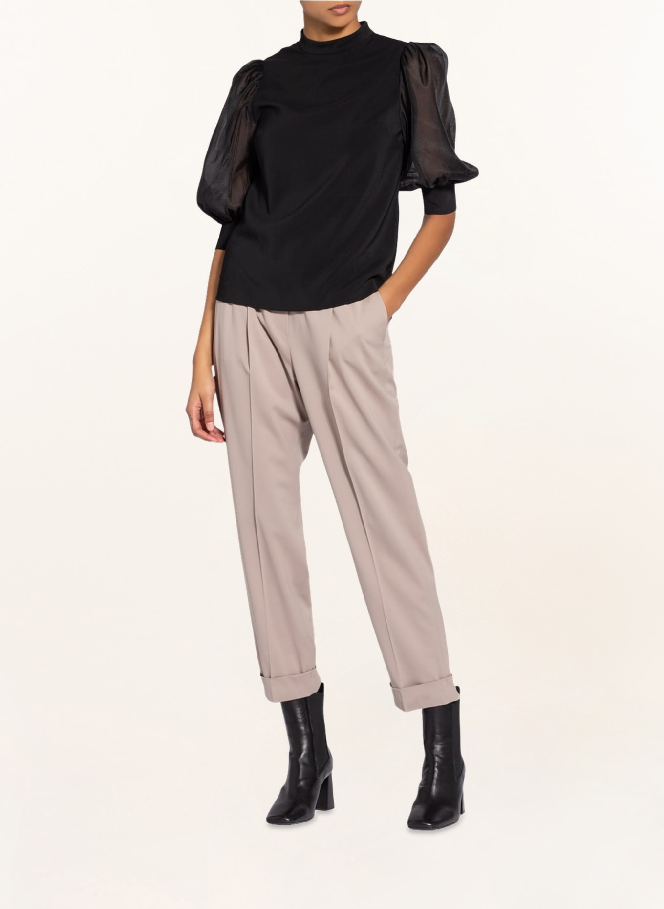 TED BAKER Shirt blouse MICAELI with 3/4 sleeves, Color: BLACK (Image 2)
