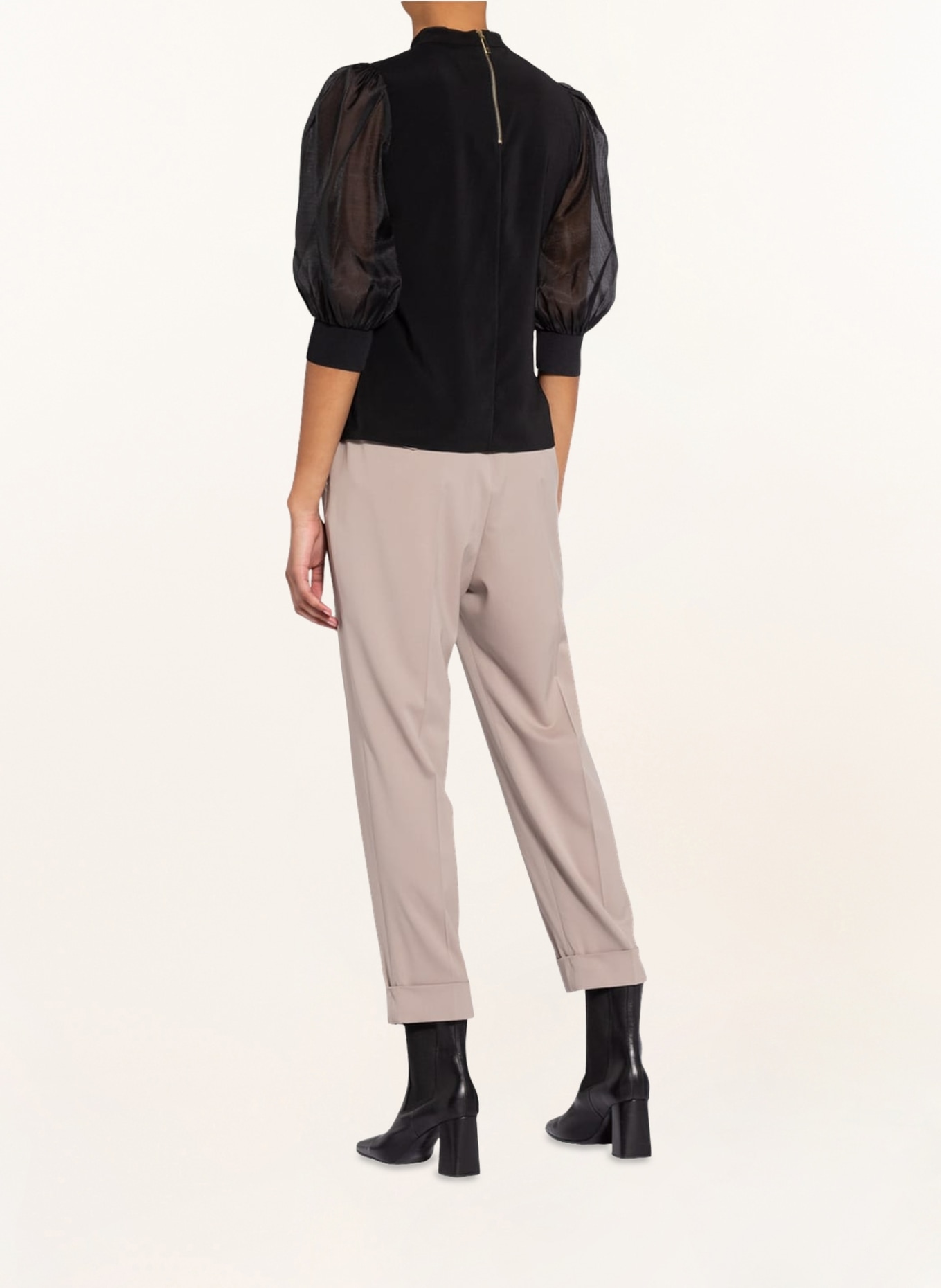 TED BAKER Shirt blouse MICAELI with 3/4 sleeves, Color: BLACK (Image 3)