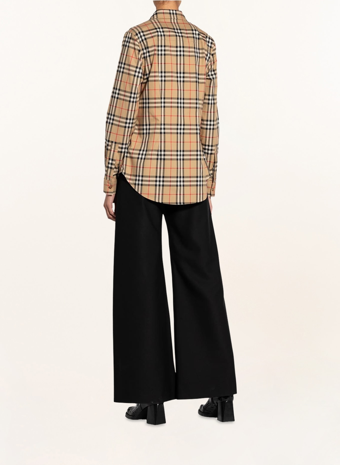 BURBERRY Shirt blouse LAPWING, Color: BROWN/ BLACK/ RED (Image 4)