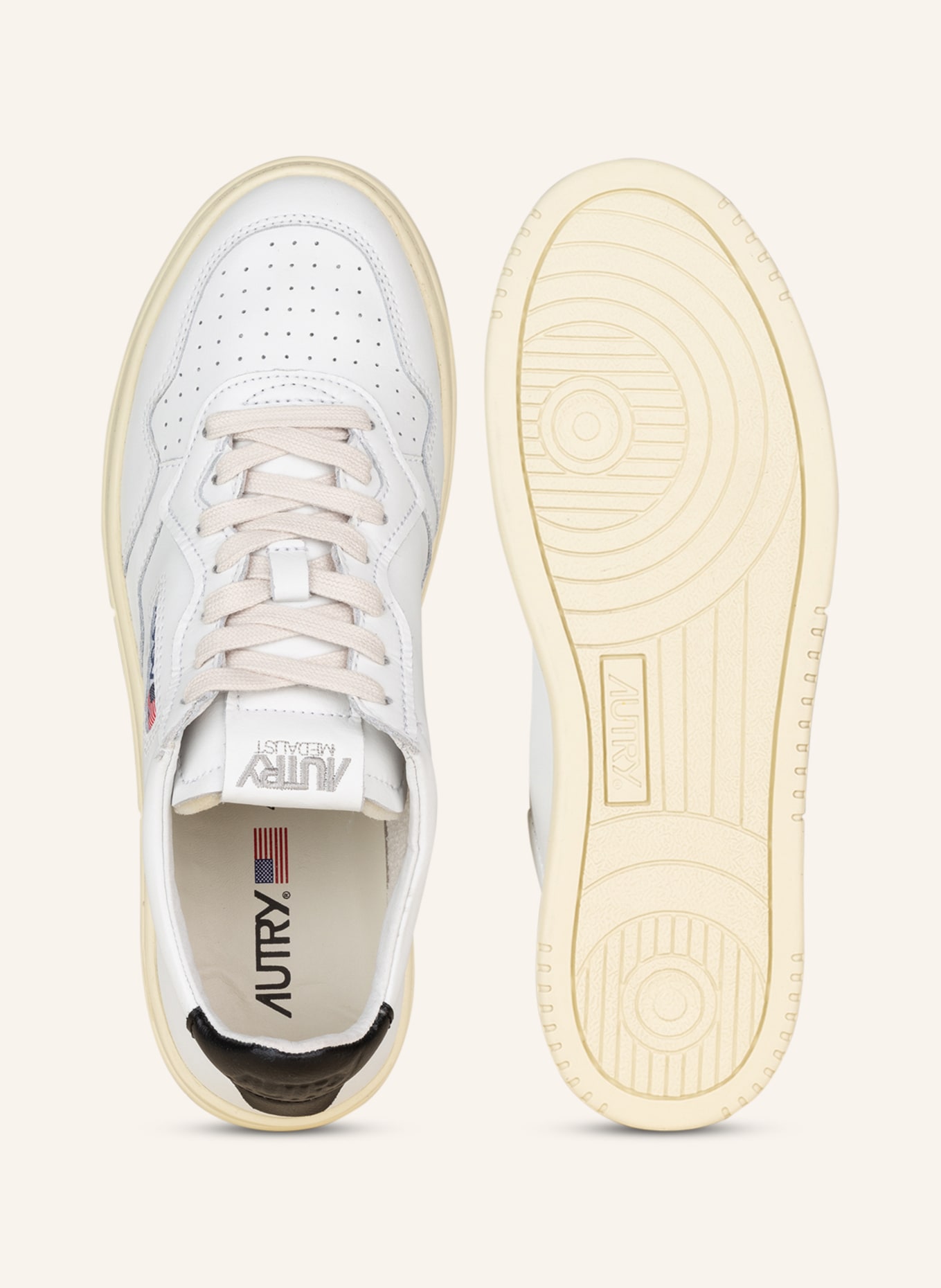 AUTRY Sneaker AUTRY 01, Farbe: WEISS/ SCHWARZ (Bild 5)