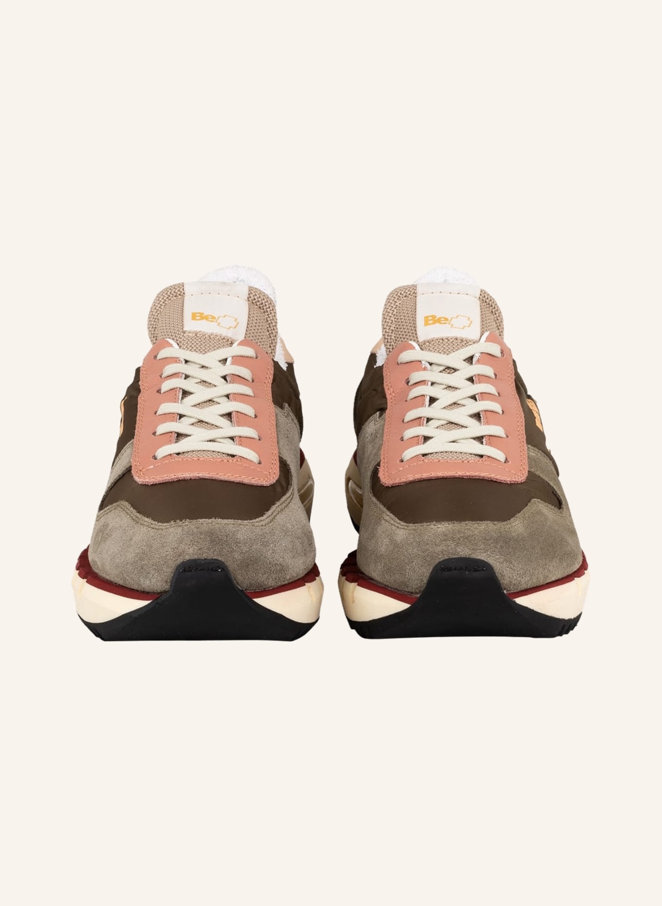 BePositive Sneaker CYBER RUN, Farbe: KHAKI/ NUDE/ ROSÉ (Bild 3)