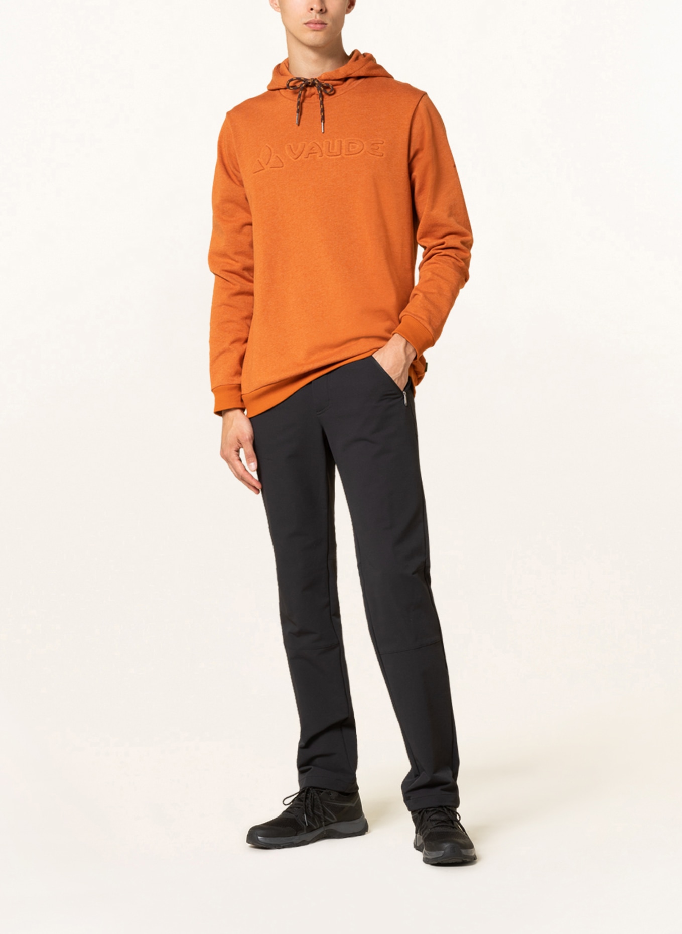 Hoodie top orange polos