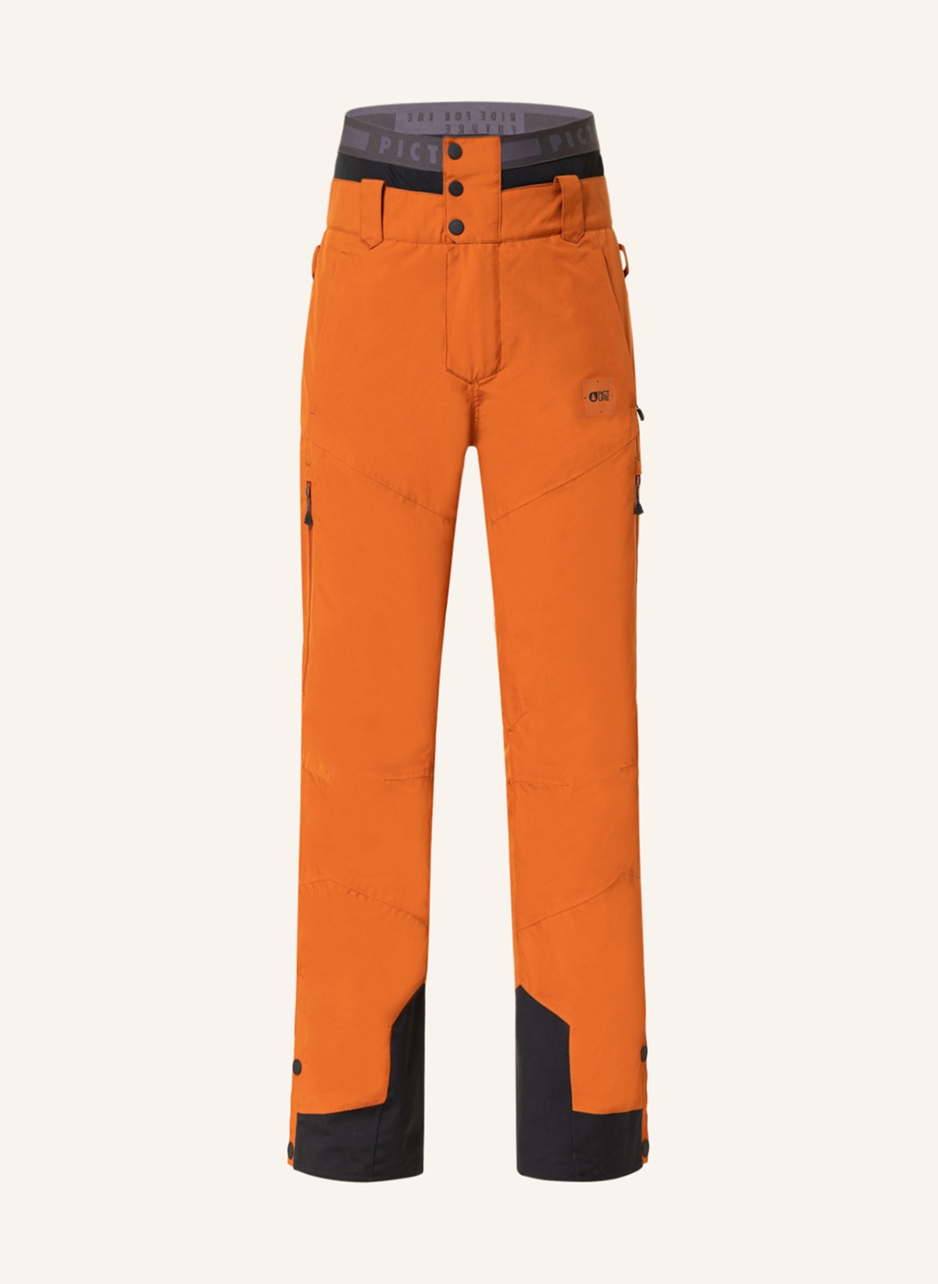 PICTURE Lyžařské kalhoty PICTURE OBJECT, Barva: TMAVĚ ORANŽOVÁ (Obrázek 1)