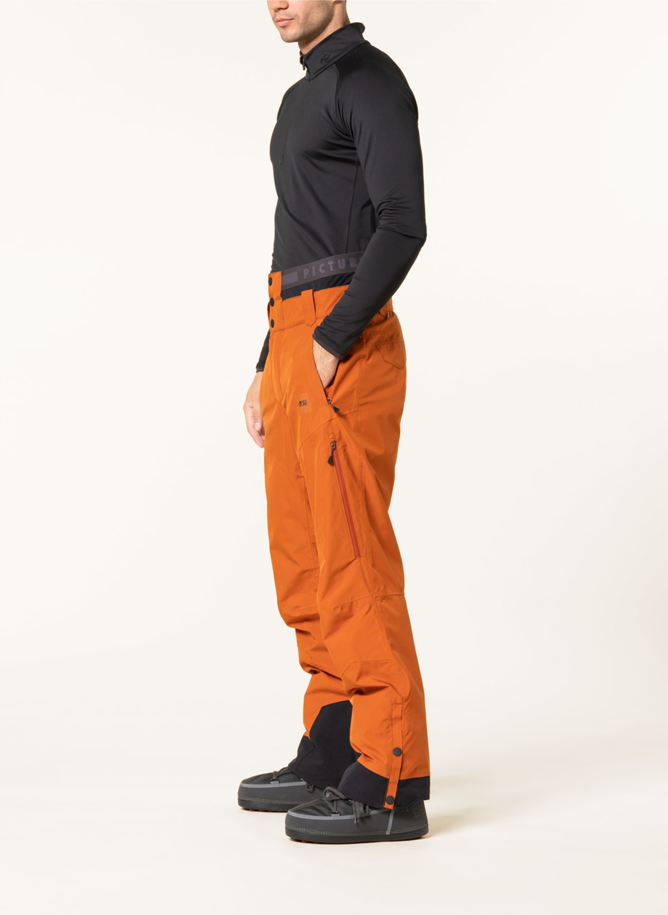PICTURE Lyžařské kalhoty PICTURE OBJECT, Barva: TMAVĚ ORANŽOVÁ (Obrázek 4)