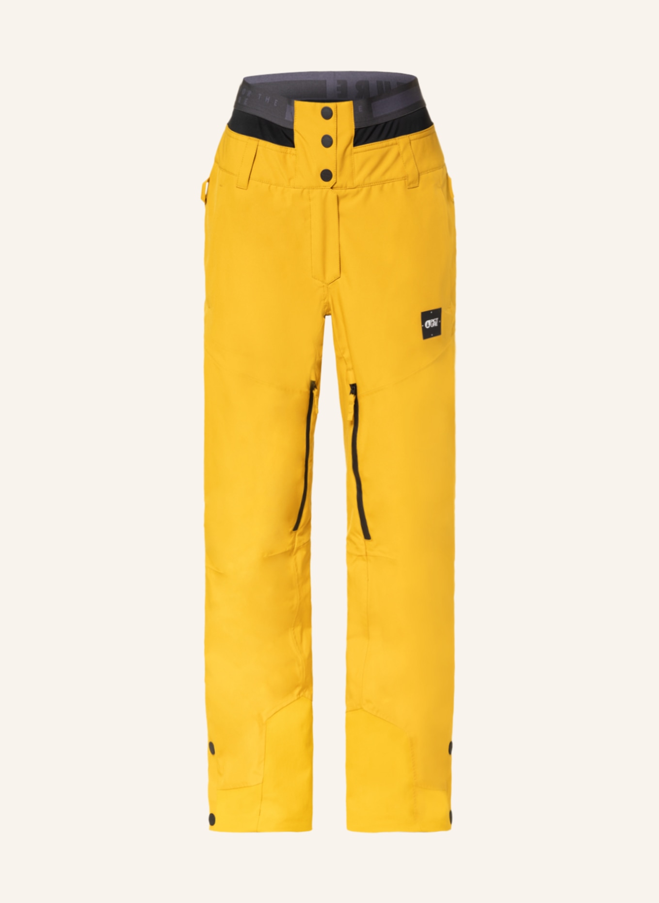 PICTURE Ski pants EXA: DARK YELLOW