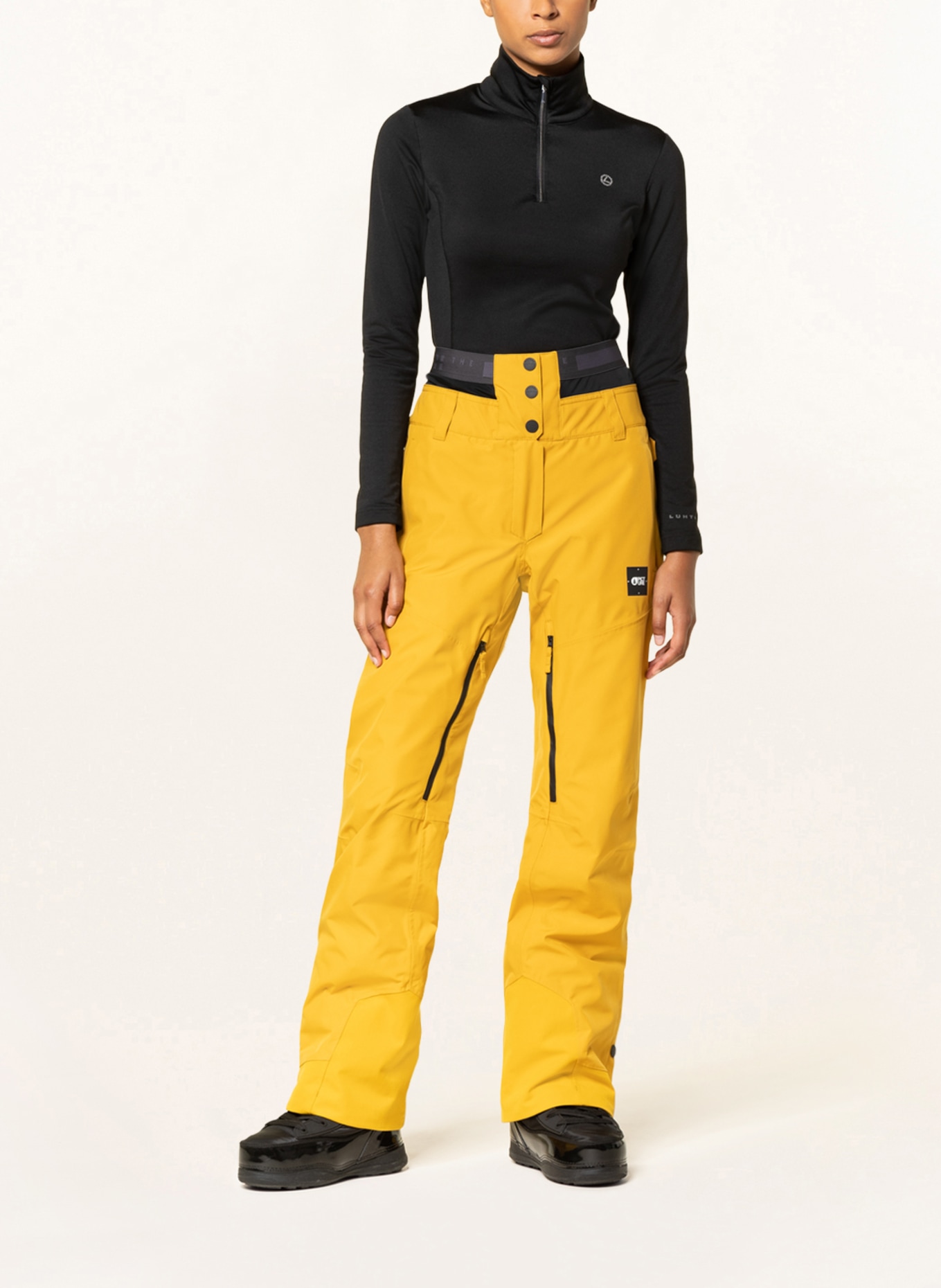 PICTURE Ski pants EXA: DARK YELLOW