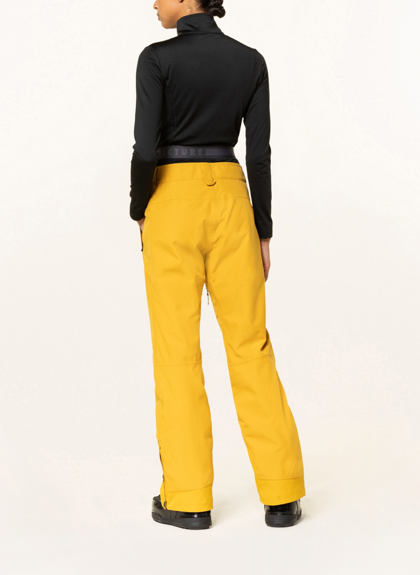 PICTURE Ski pants EXA: DARK YELLOW