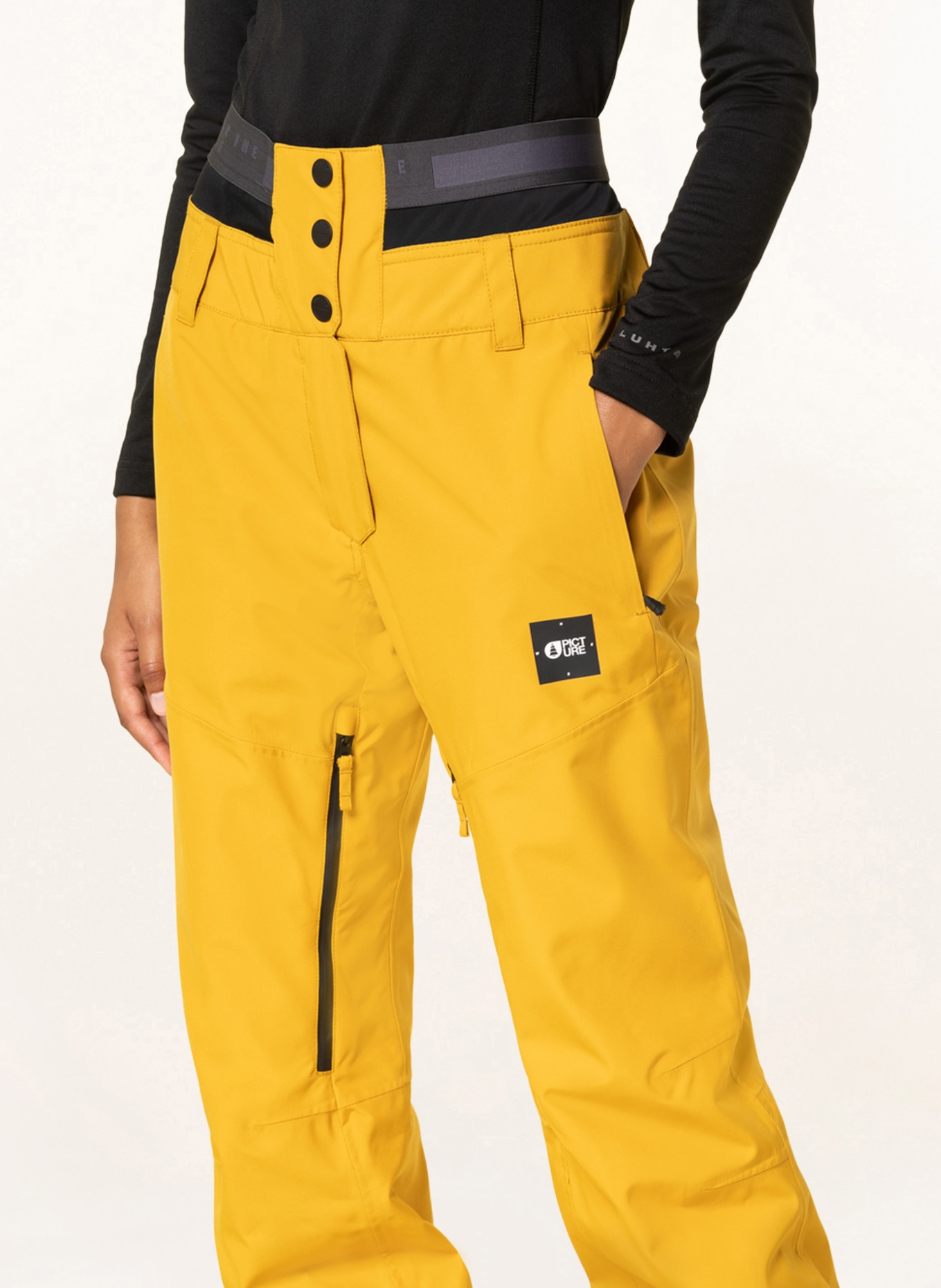 PICTURE Ski pants EXA: DARK YELLOW