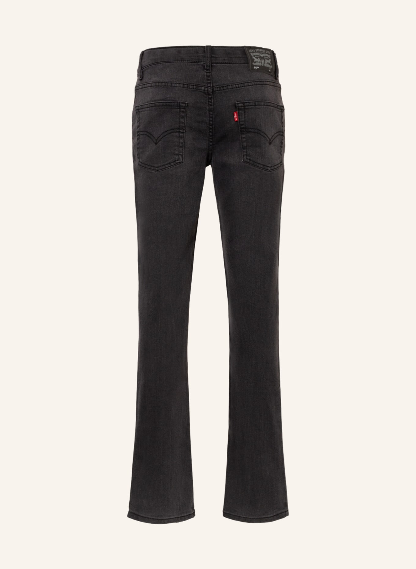 Levi's® Jeans 512 Slim Taper Fit, Farbe: SCHWARZ (Bild 2)