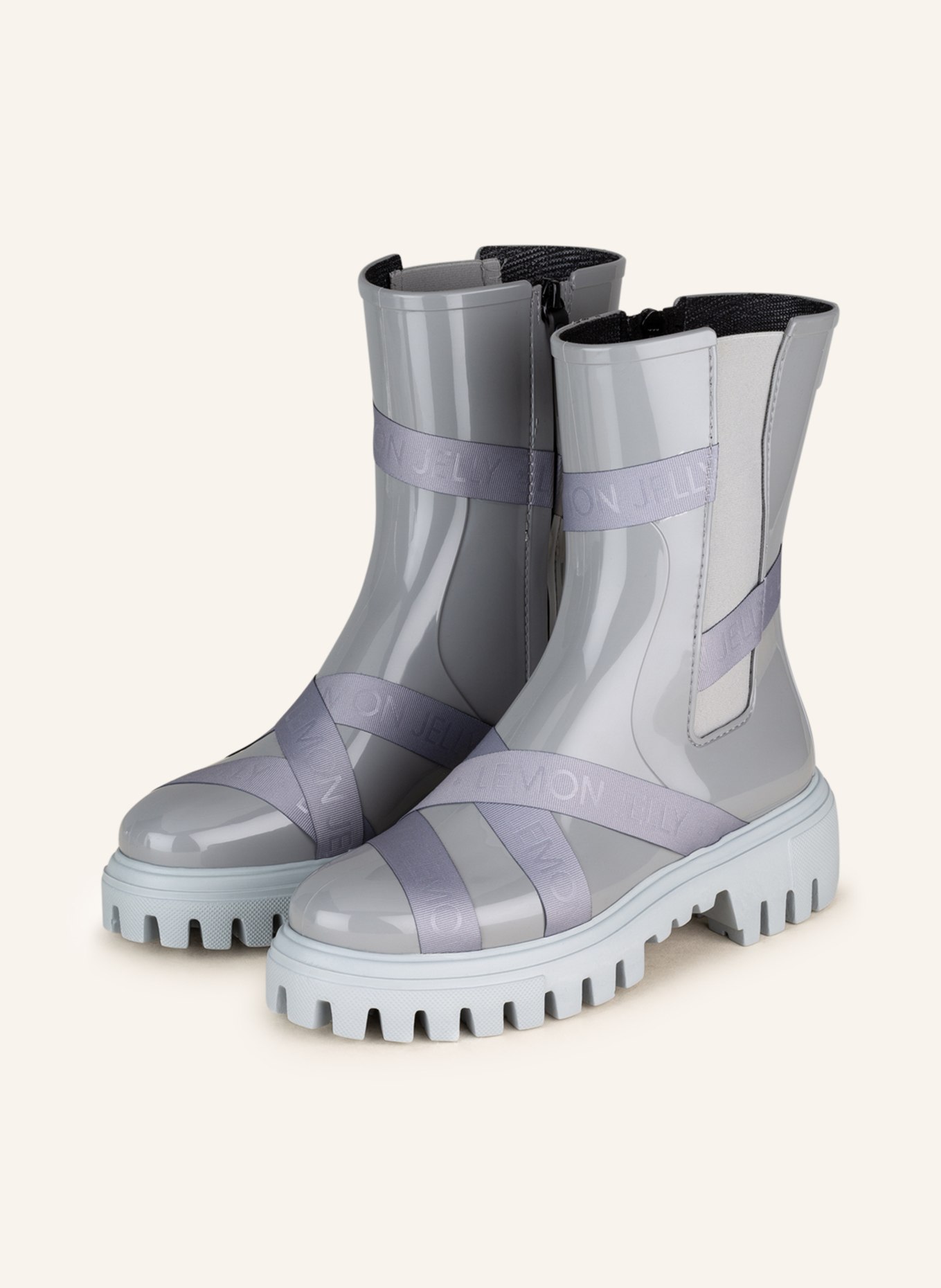 LEMON JELLY Chelsea-Boots BOHEME mit Zitronenduft, Farbe: GRAU (Bild 1)