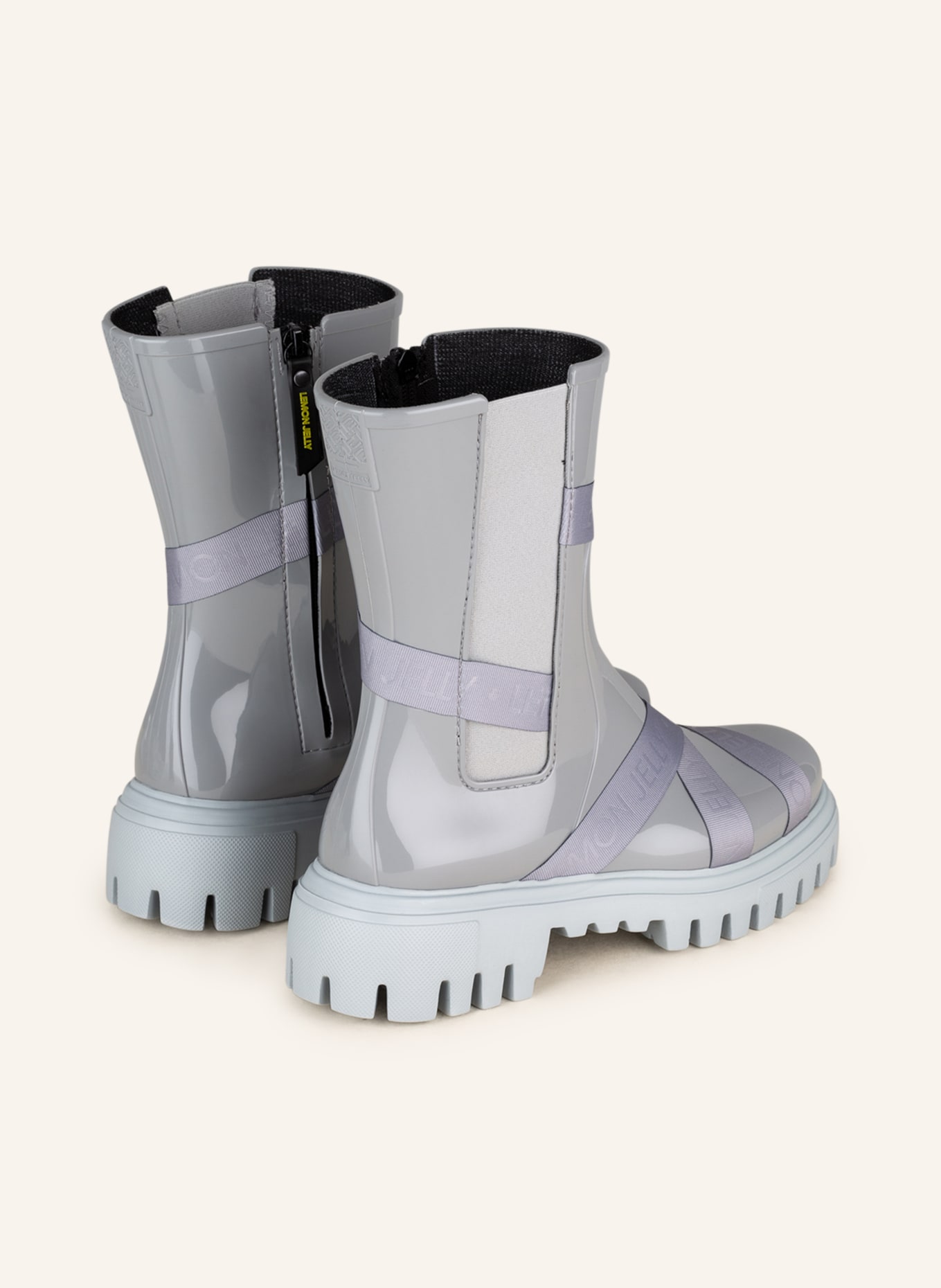 LEMON JELLY Chelsea-Boots BOHEME mit Zitronenduft, Farbe: GRAU (Bild 2)
