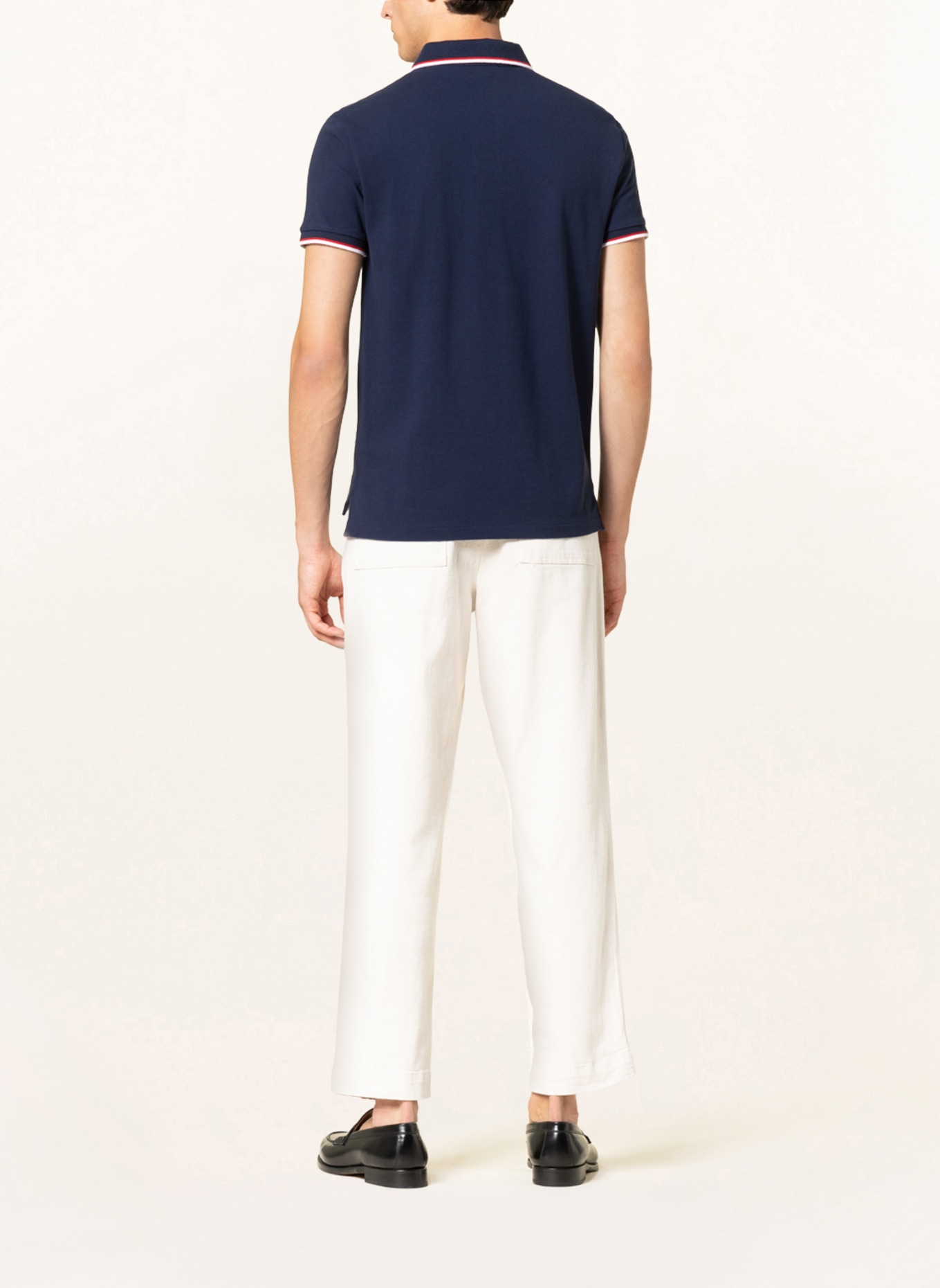 POLO RALPH LAUREN Piqué-Poloshirt Custom Slim Fit, Farbe: DUNKELBLAU (Bild 3)