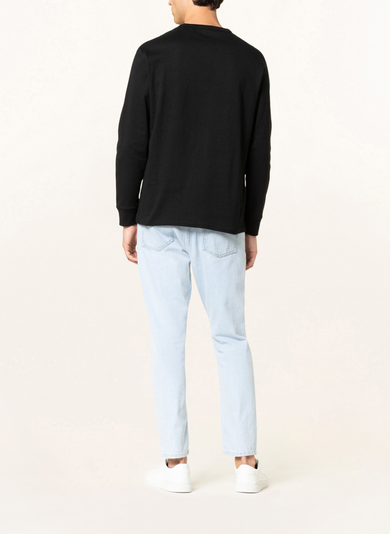 POLO RALPH LAUREN Longsleeve: SCHWARZ