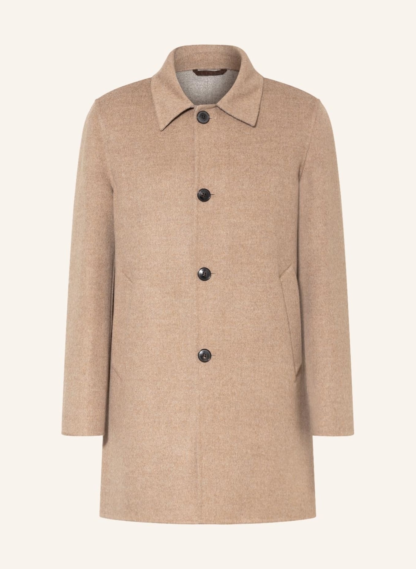 manzoni 24 Wool coat, Color: CAMEL (Image 1)