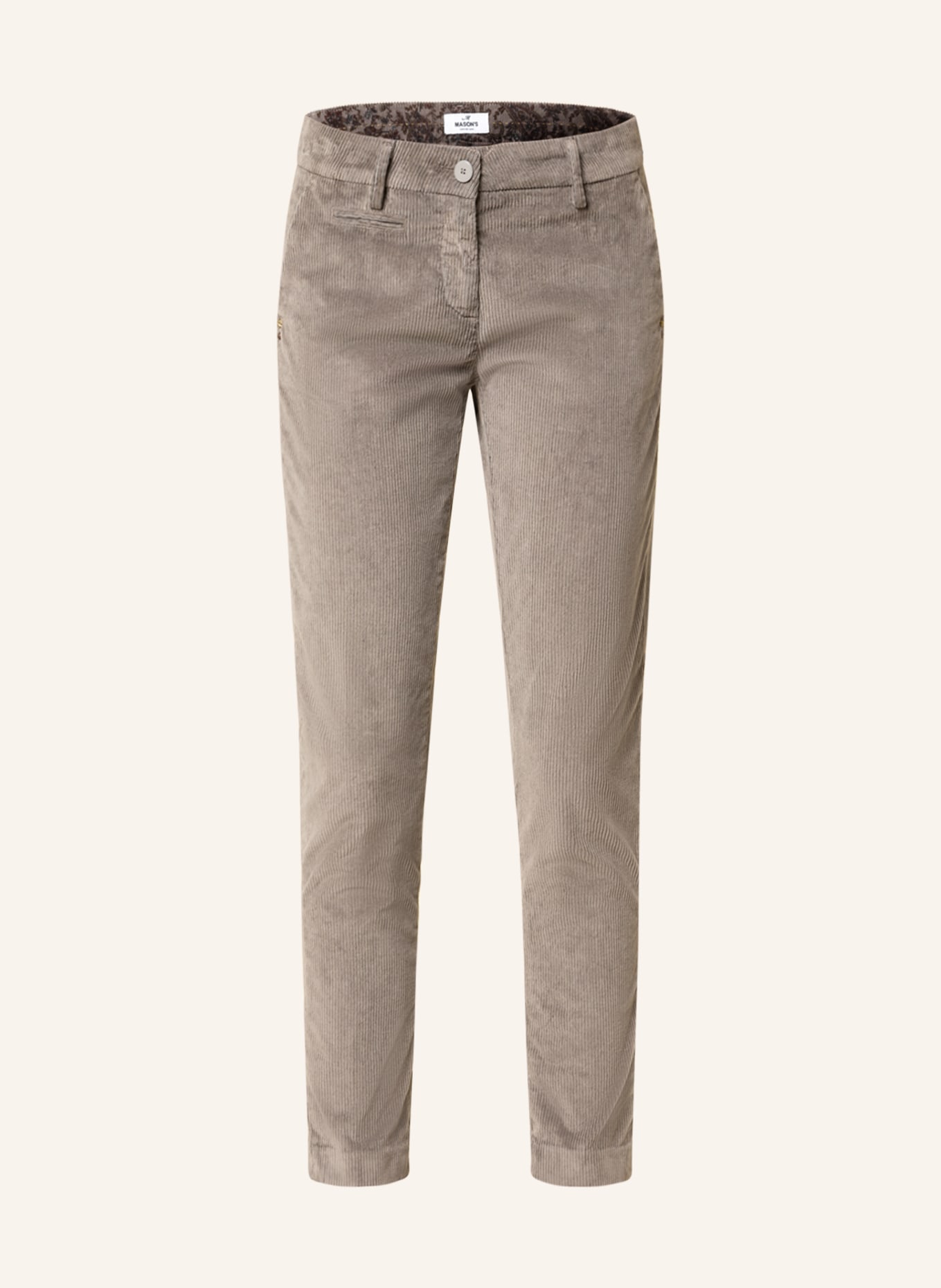 MASON'S Corduroy trousers , Color: GRAY (Image 1)