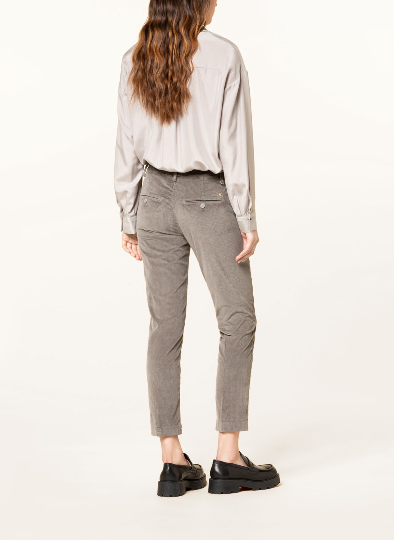 MASON'S Corduroy trousers , Color: GRAY (Image 3)