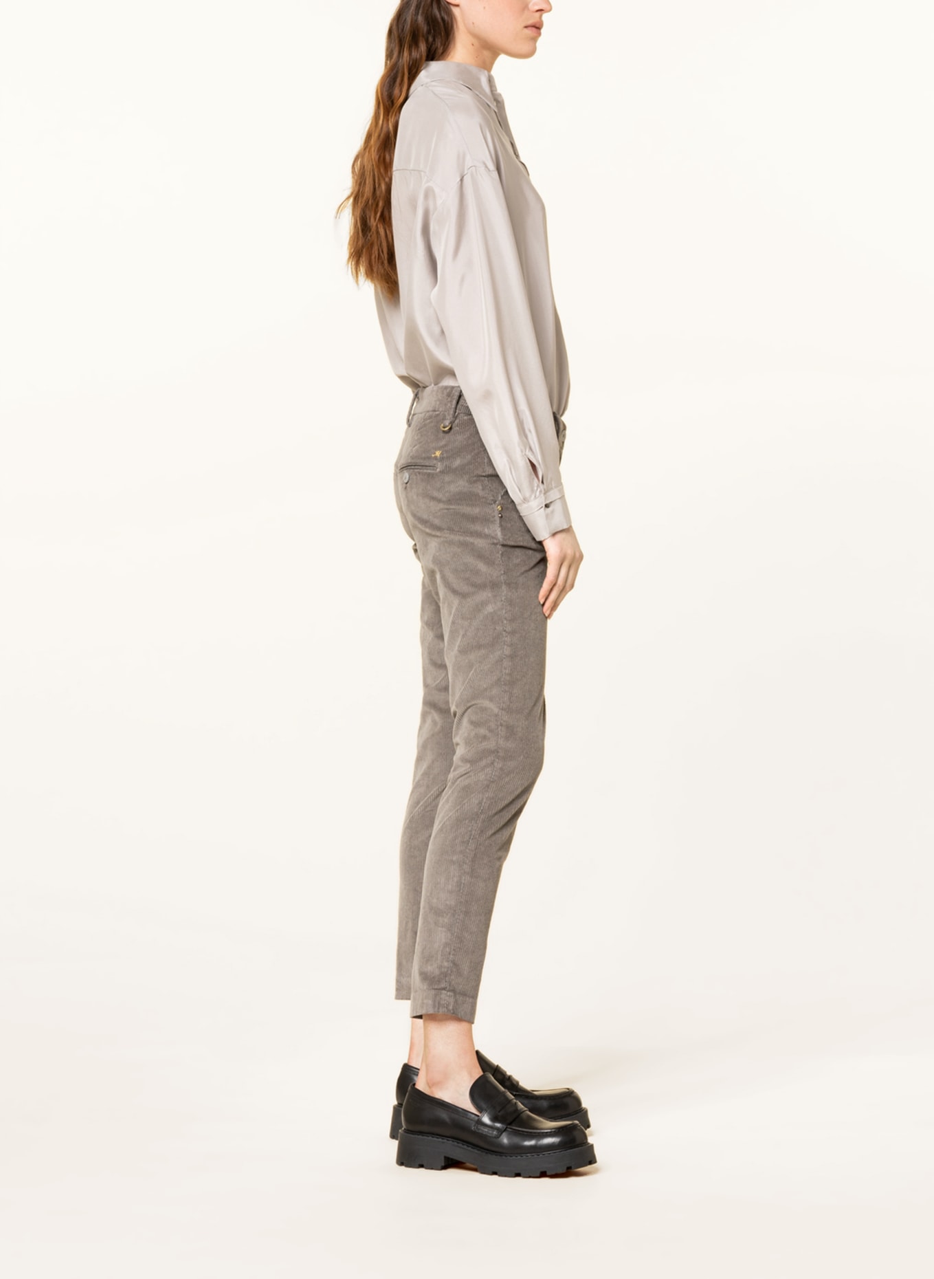 MASON'S Corduroy trousers , Color: GRAY (Image 4)