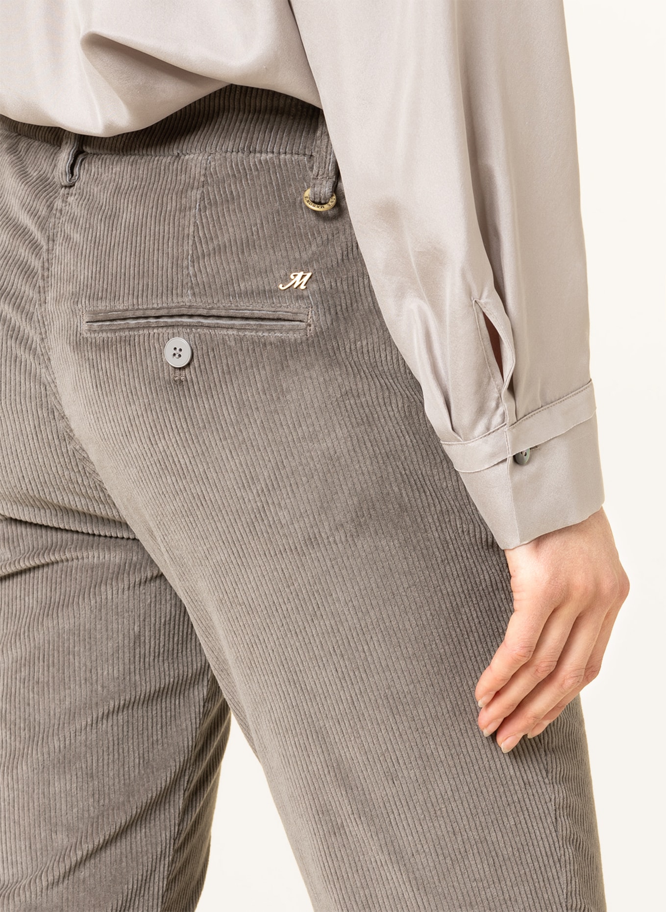 MASON'S Corduroy trousers , Color: GRAY (Image 5)