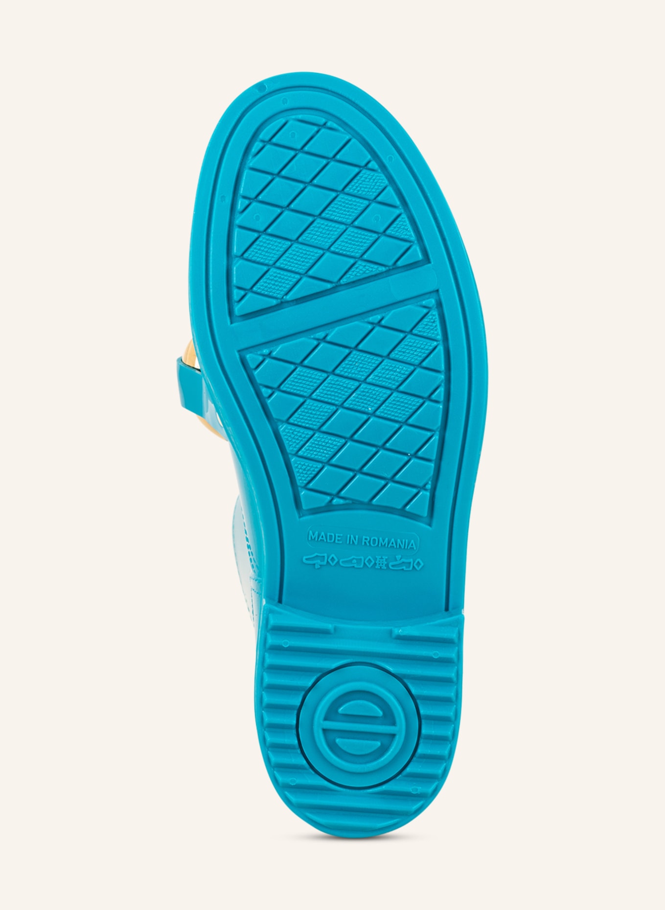 JW ANDERSON Rubber boots CHAIN, Color: NEON BLUE (Image 6)