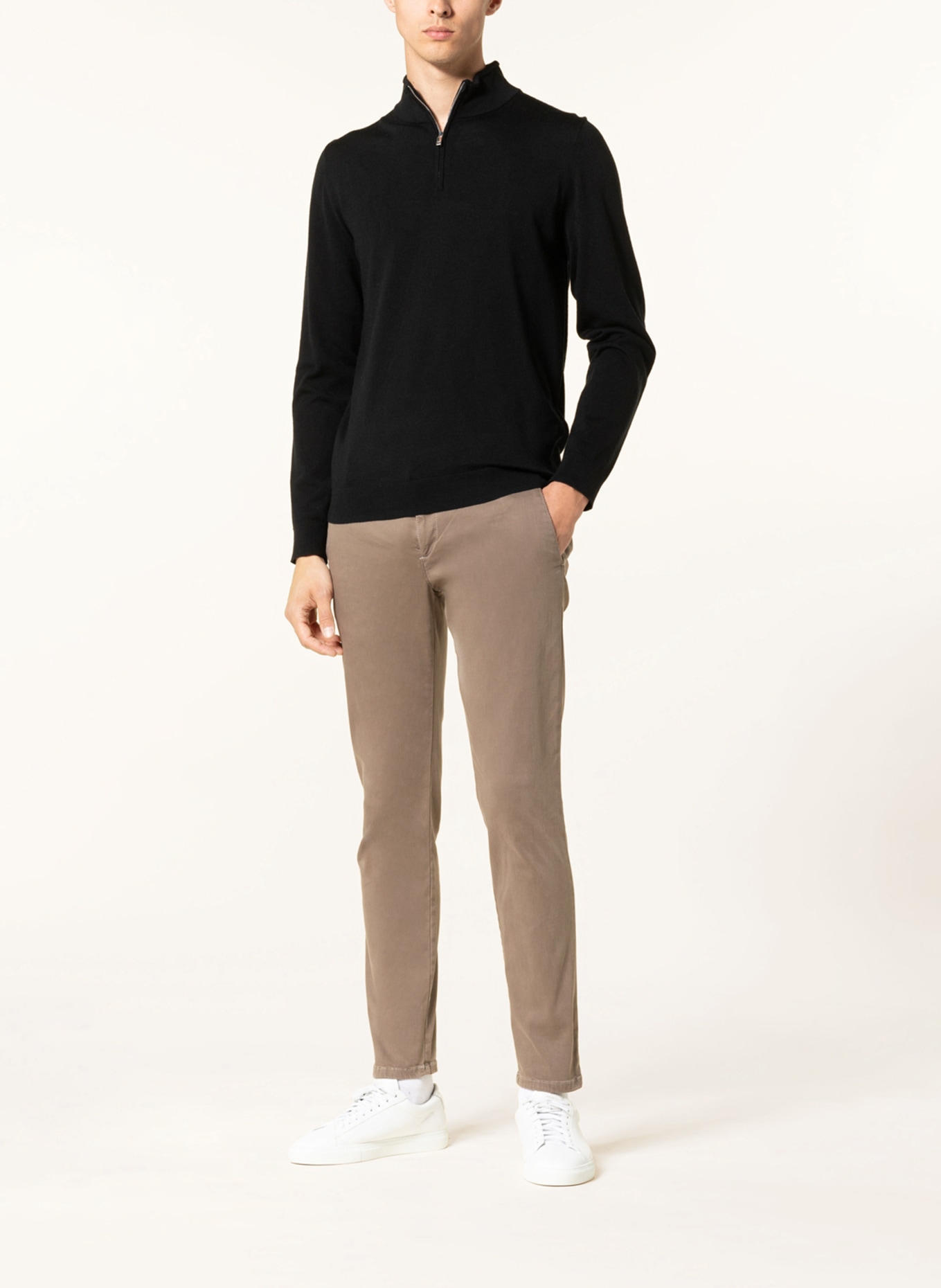 ALBERTO Chino ROB slim fit, Color: DARK BROWN (Image 2)