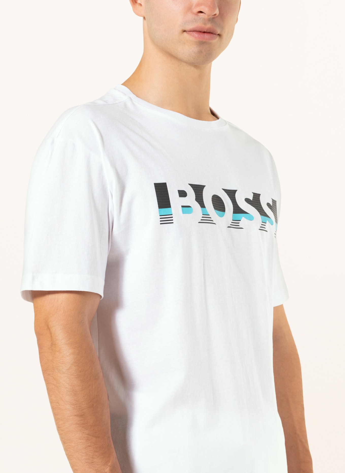 BOSS T-shirt TEE 1, Color: WHITE (Image 4)