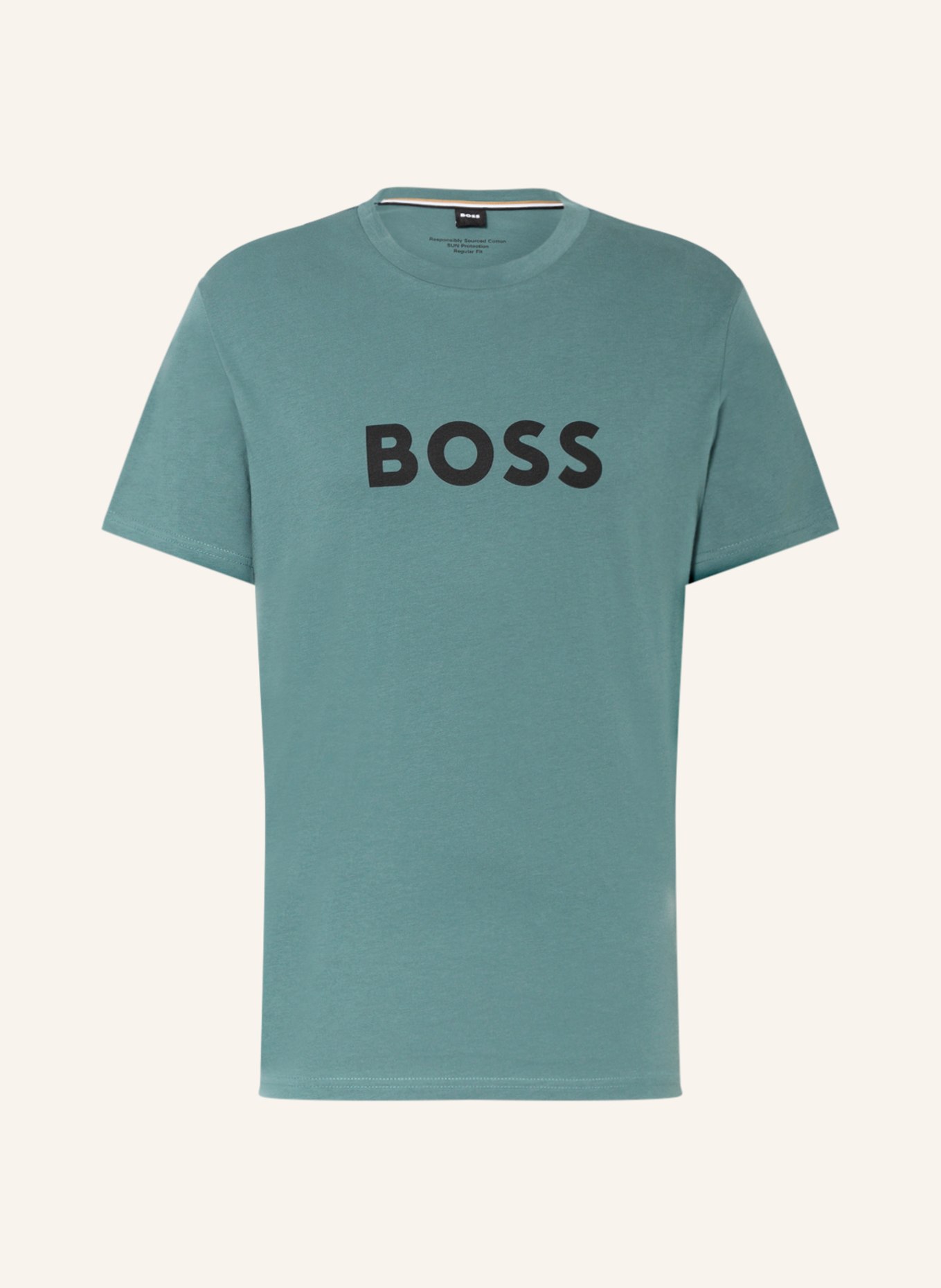 BOSS T-Shirt RN, Farbe: PETROL (Bild 1)