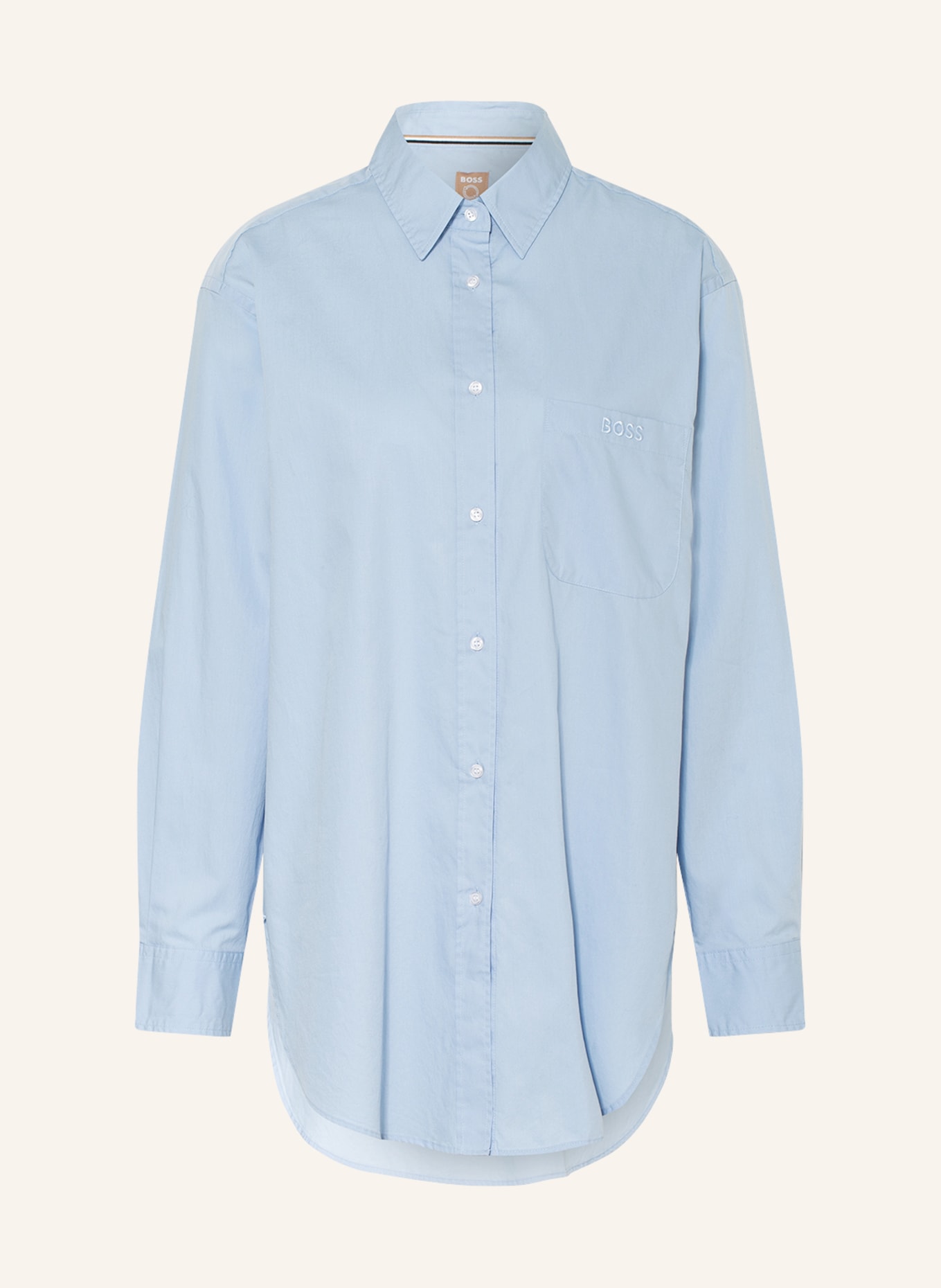 BOSS Shirt blouse BOSTUCCI, Color: LIGHT BLUE (Image 1)
