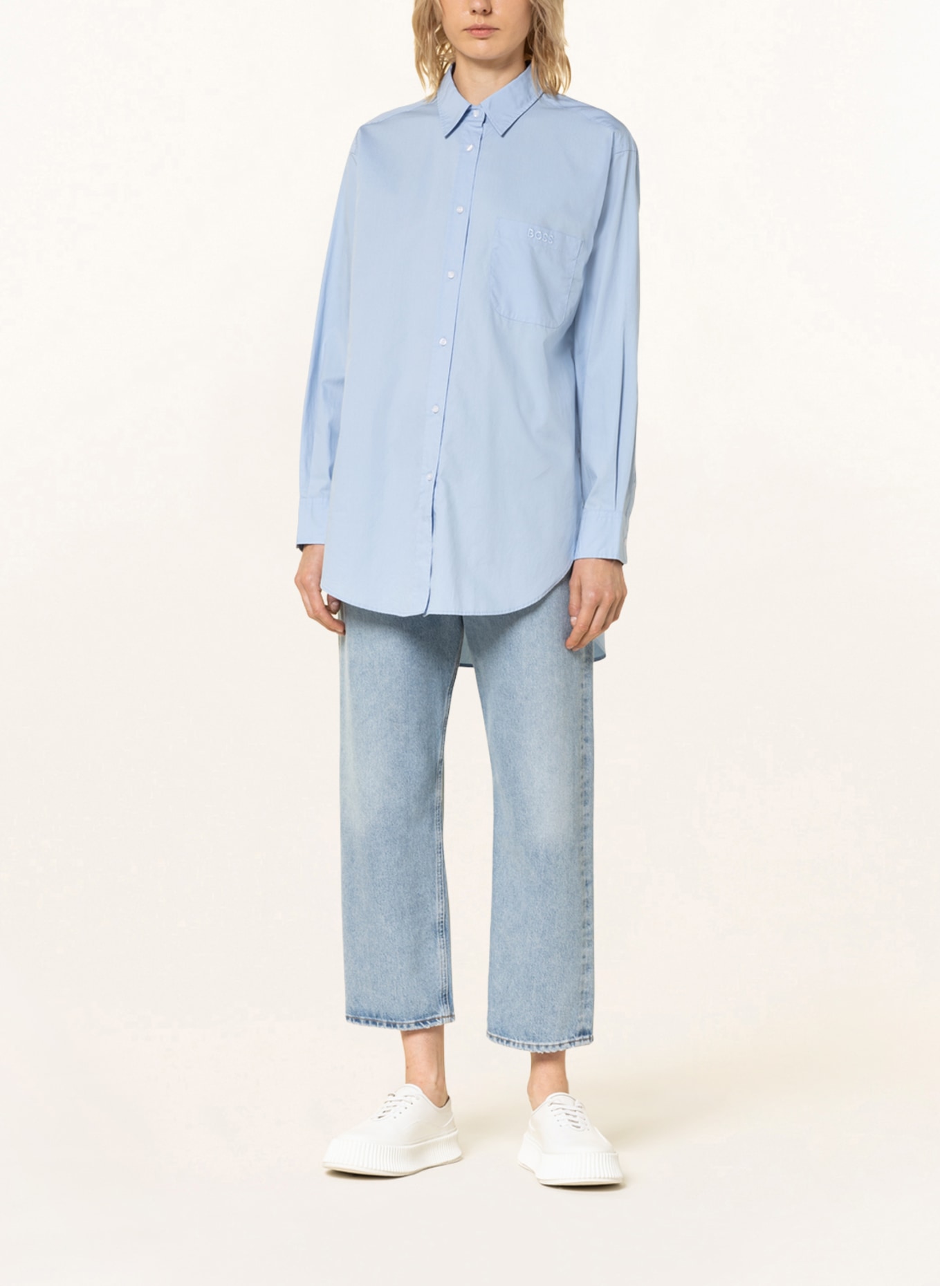 BOSS Shirt blouse BOSTUCCI, Color: LIGHT BLUE (Image 2)