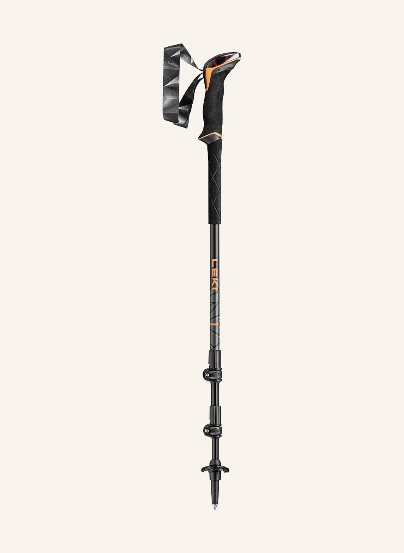 LEKI Trekking poles MAKALU LITE, Color: BLACK/ DARK GRAY (Image 2)