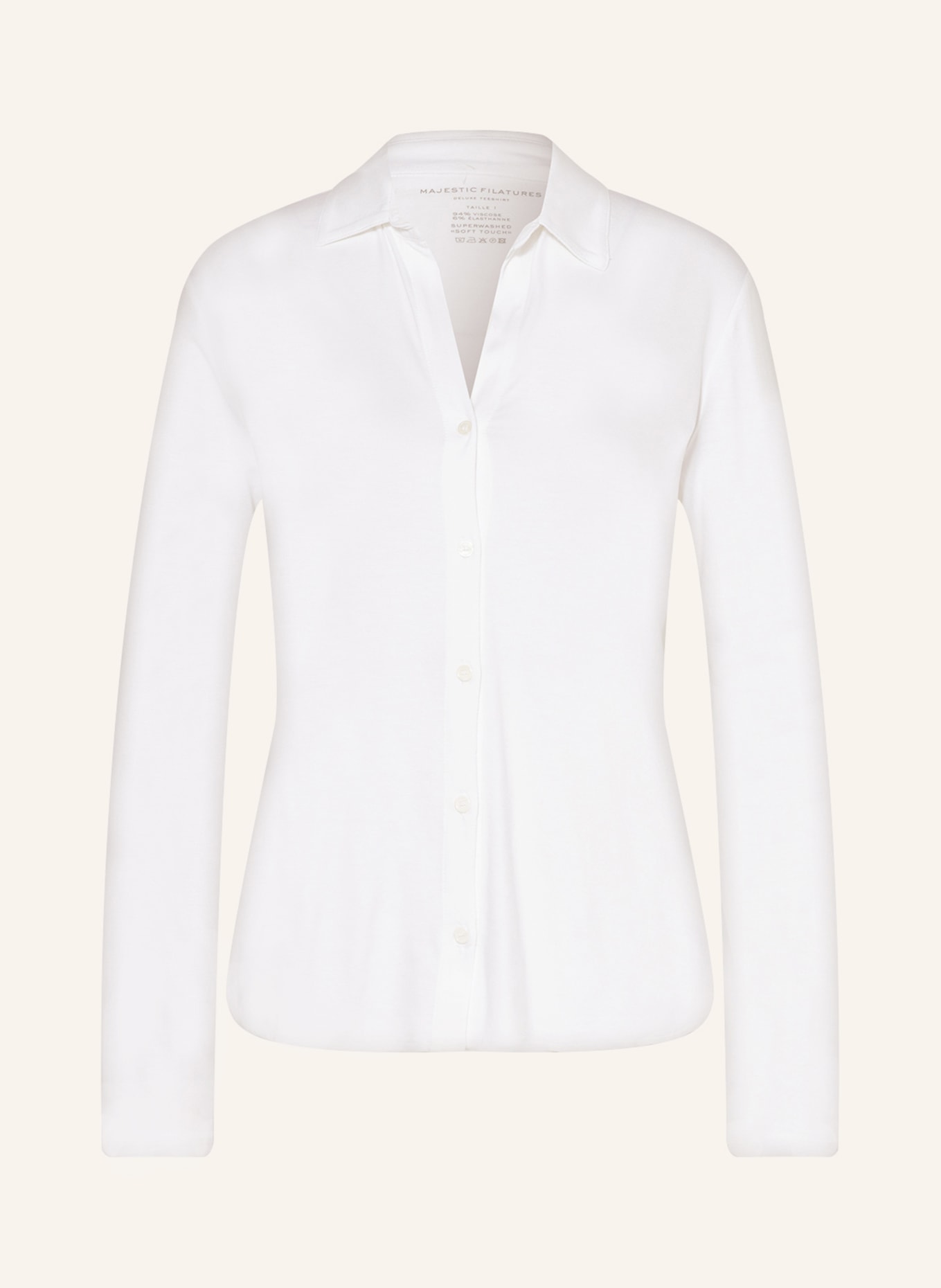 MAJESTIC FILATURES Polo shirt , Color: WHITE (Image 1)