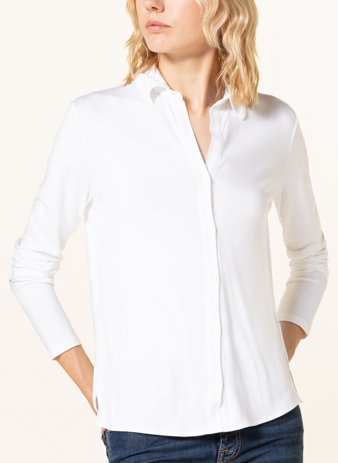 MAJESTIC FILATURES Polo shirt , Color: WHITE (Image 4)