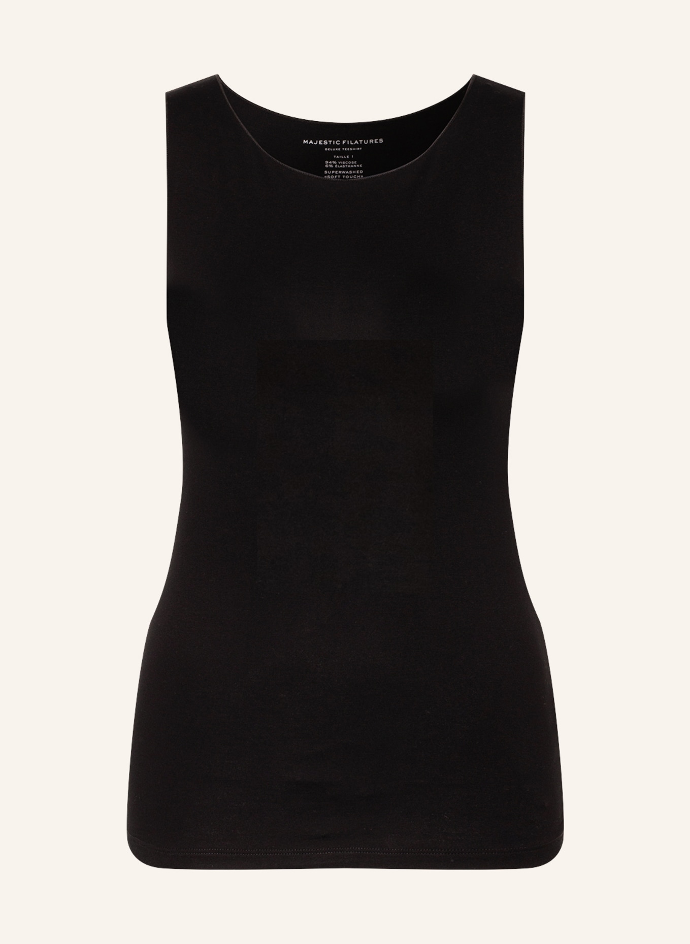 MAJESTIC FILATURES Top, Color: BLACK (Image 1)