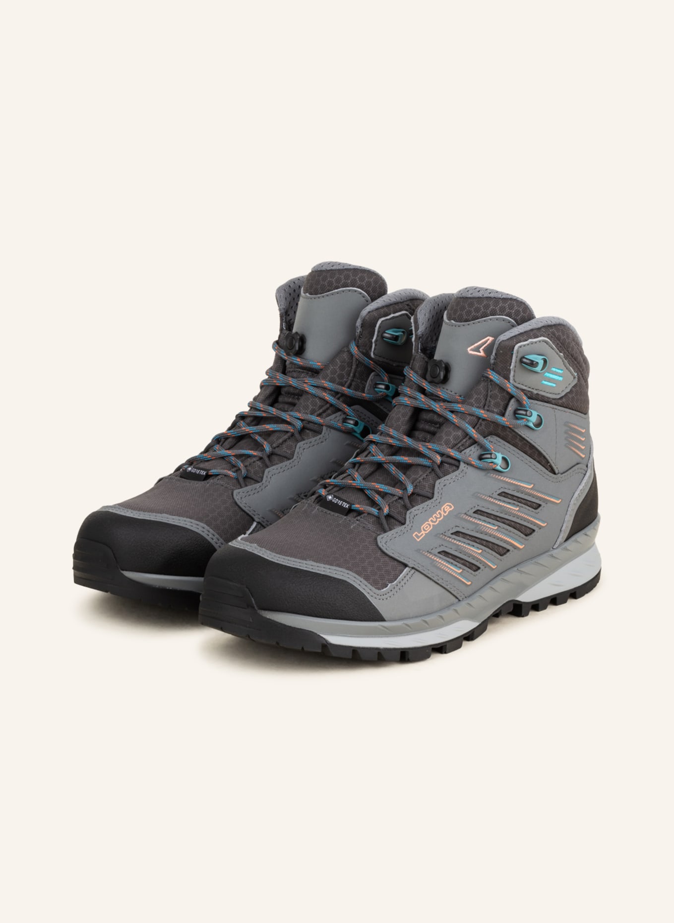 LOWA Trekking-Schuhe TREK EVO GTX, Farbe: GRAU (Bild 1)
