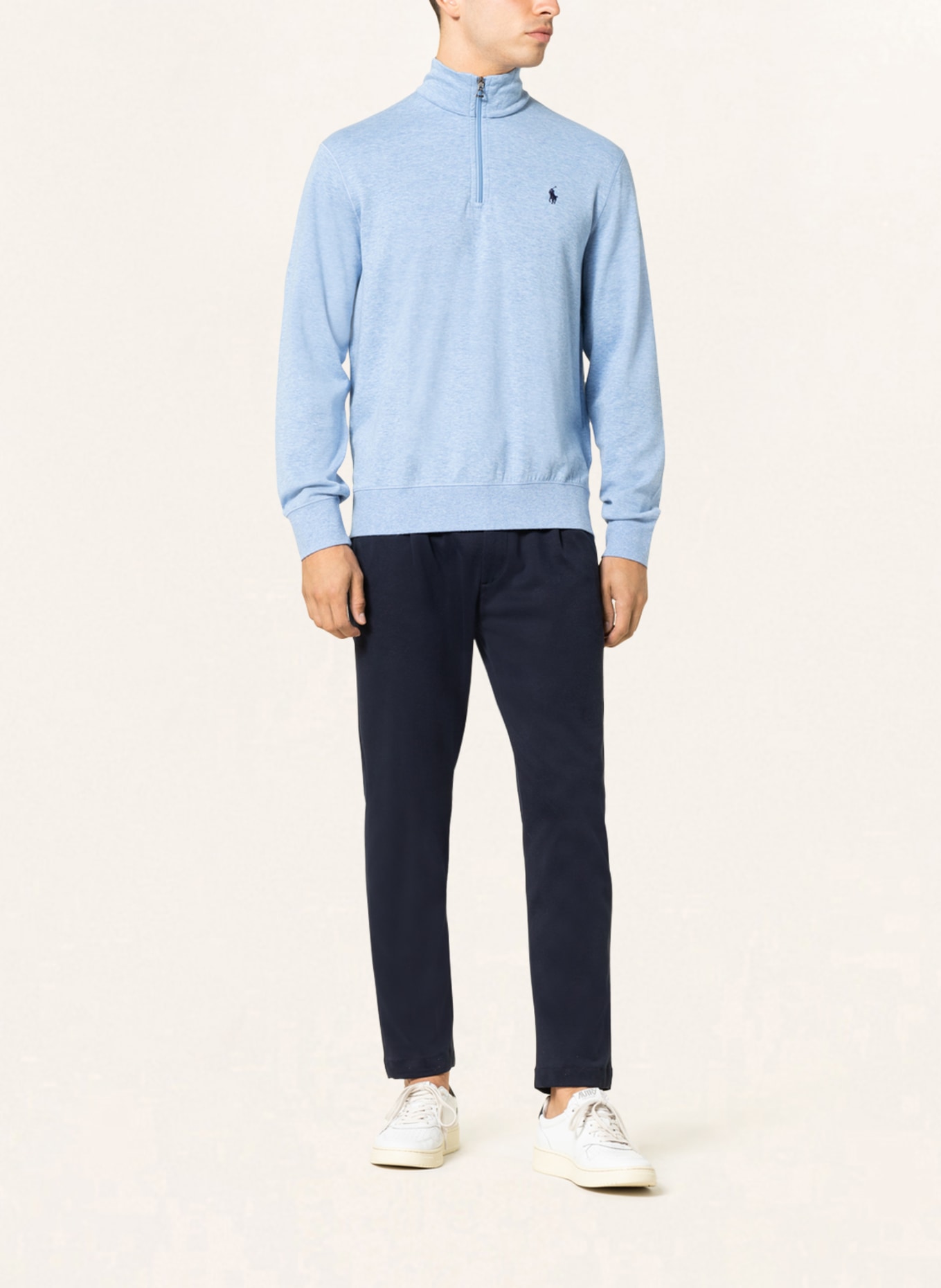 POLO RALPH LAUREN Sweat-Troyer: BLAU