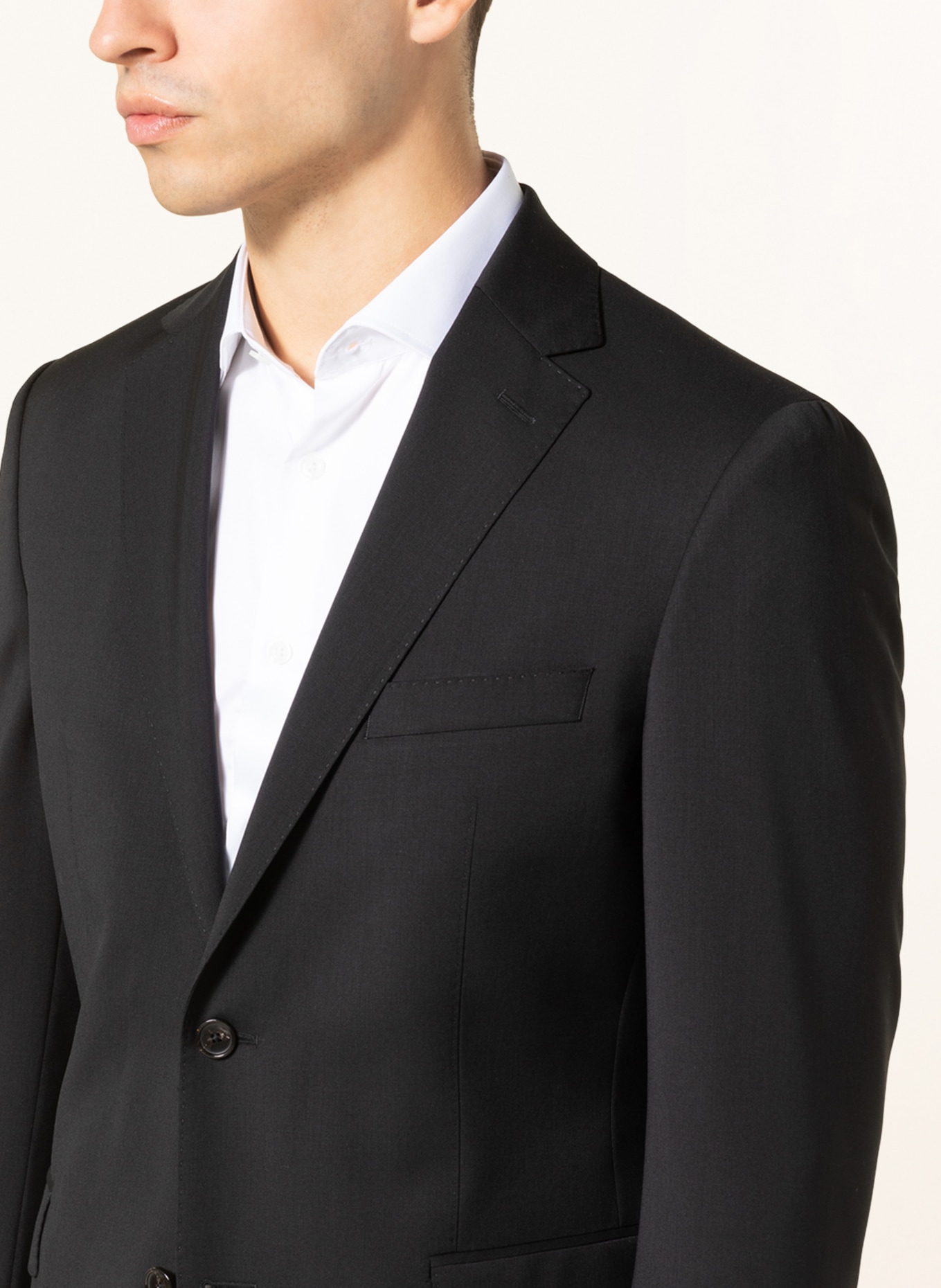 EDUARD DRESSLER Suit jacket shaped fit , Color: 001 SCHWARZ (Image 5)