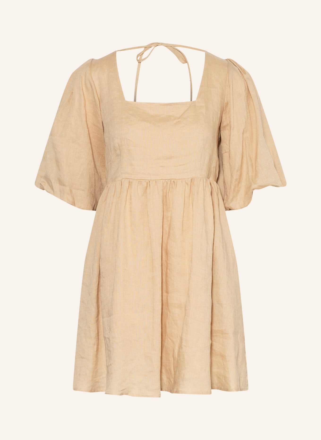 SEAFOLLY Beach dress SHORELINE made of linen, Color: BEIGE (Image 1)