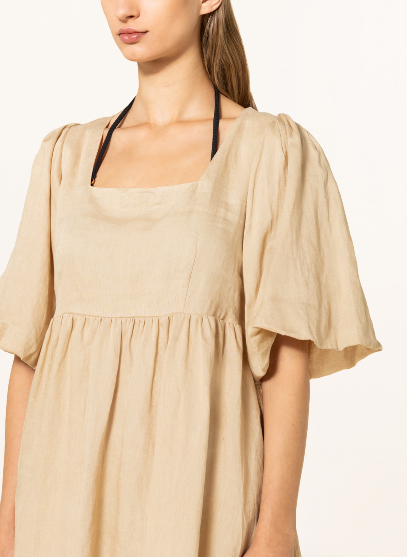 SEAFOLLY Strandkleid SHORELINE aus Leinen, Farbe: BEIGE (Bild 4)