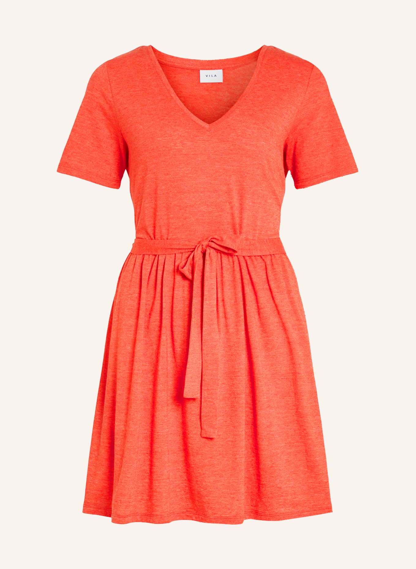 VILA Jersey dress , Color: RED (Image 1)