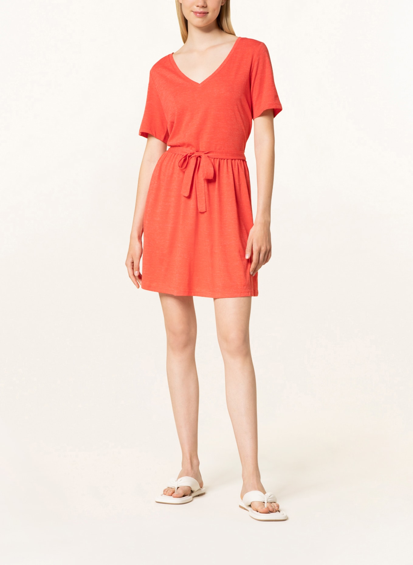 VILA Jersey dress , Color: RED (Image 2)