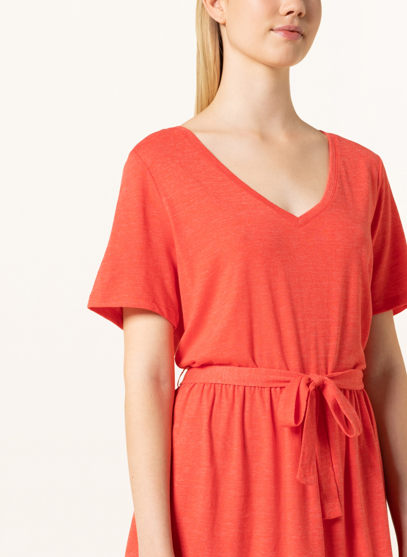 VILA Jersey dress , Color: RED (Image 4)