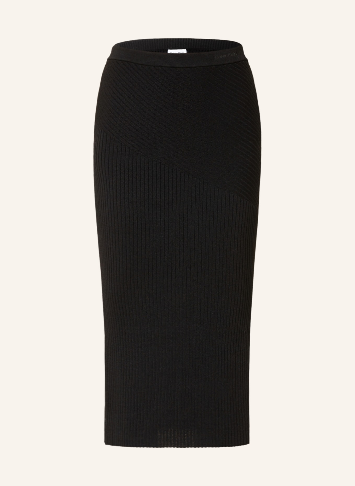 Calvin Klein Knit skirt , Color: BLACK (Image 1)