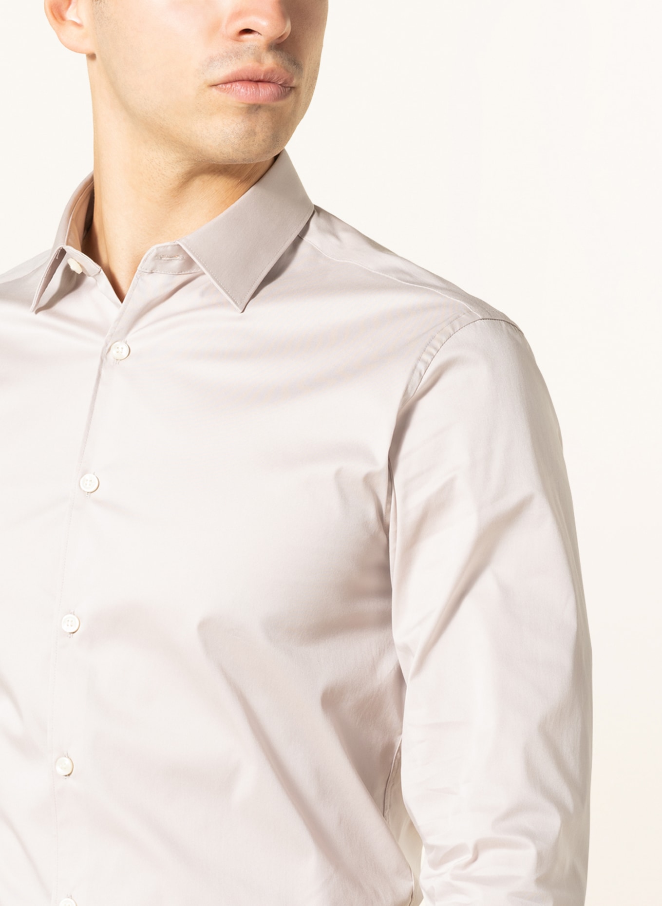 TIGER OF SWEDEN Shirt FILBRODIE extra slim fit, Color: CREAM/ BEIGE (Image 4)
