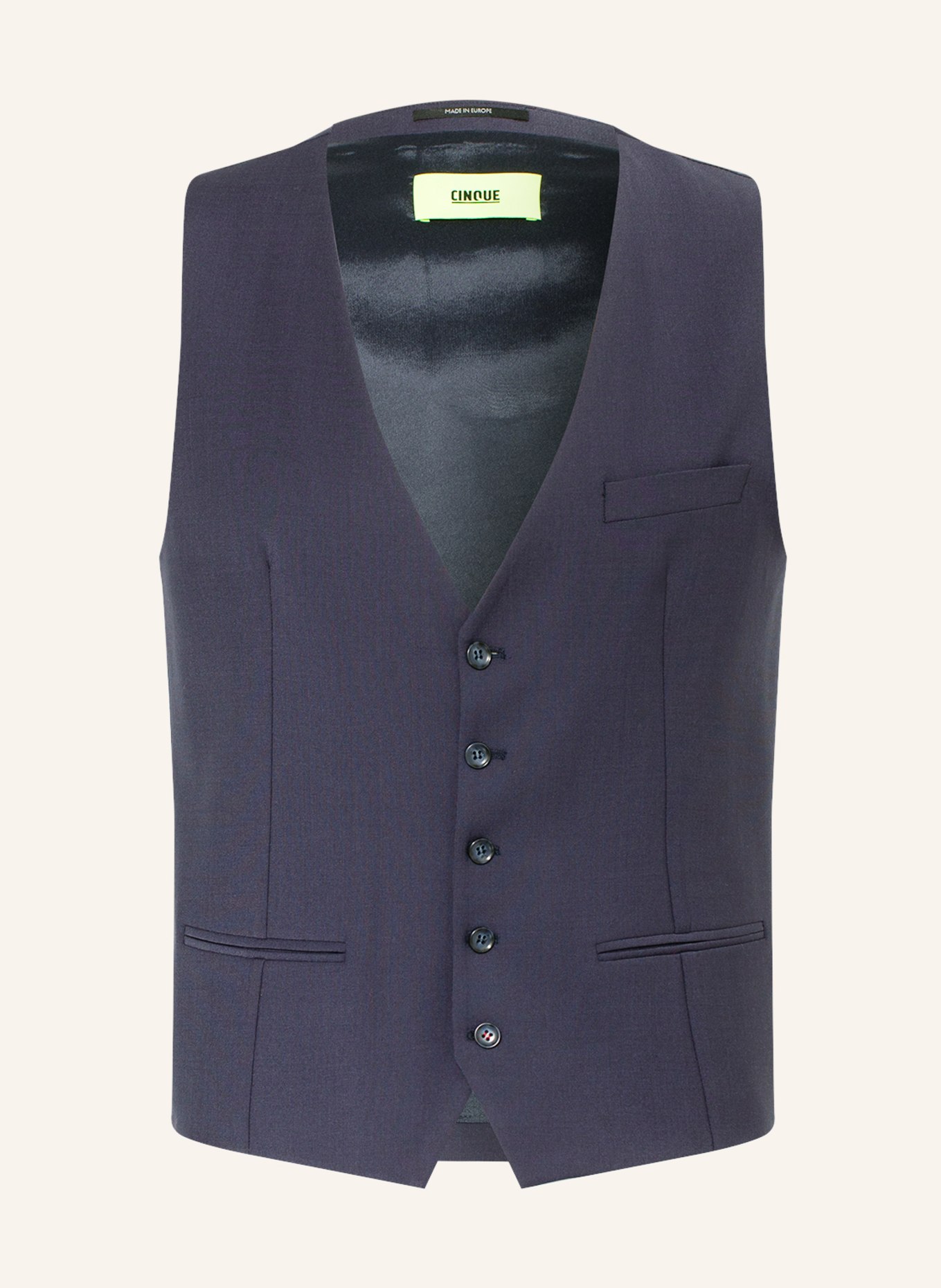 CINQUE Anzugweste CICASTELLO Slim Fit: DUNKELBLAU