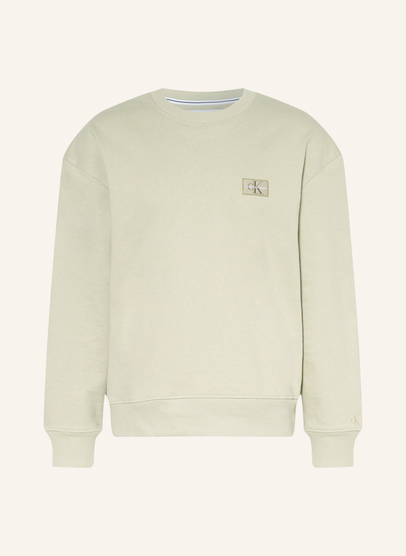 Calvin Klein Jeans Sweatshirt, Farbe: HELLGRÜN (Bild 1)