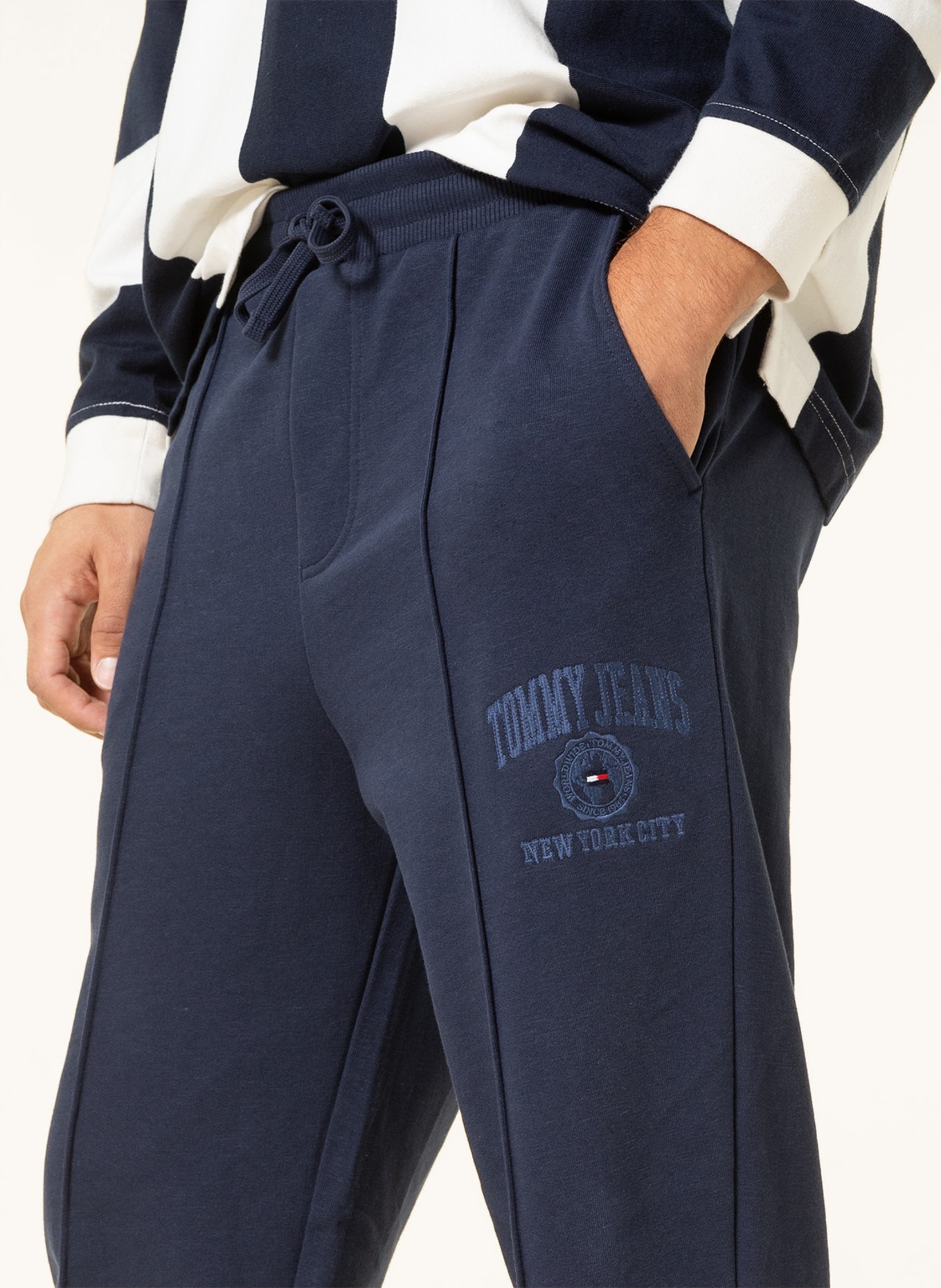 TOMMY JEANS Sweatpants, Color: DARK BLUE (Image 5)