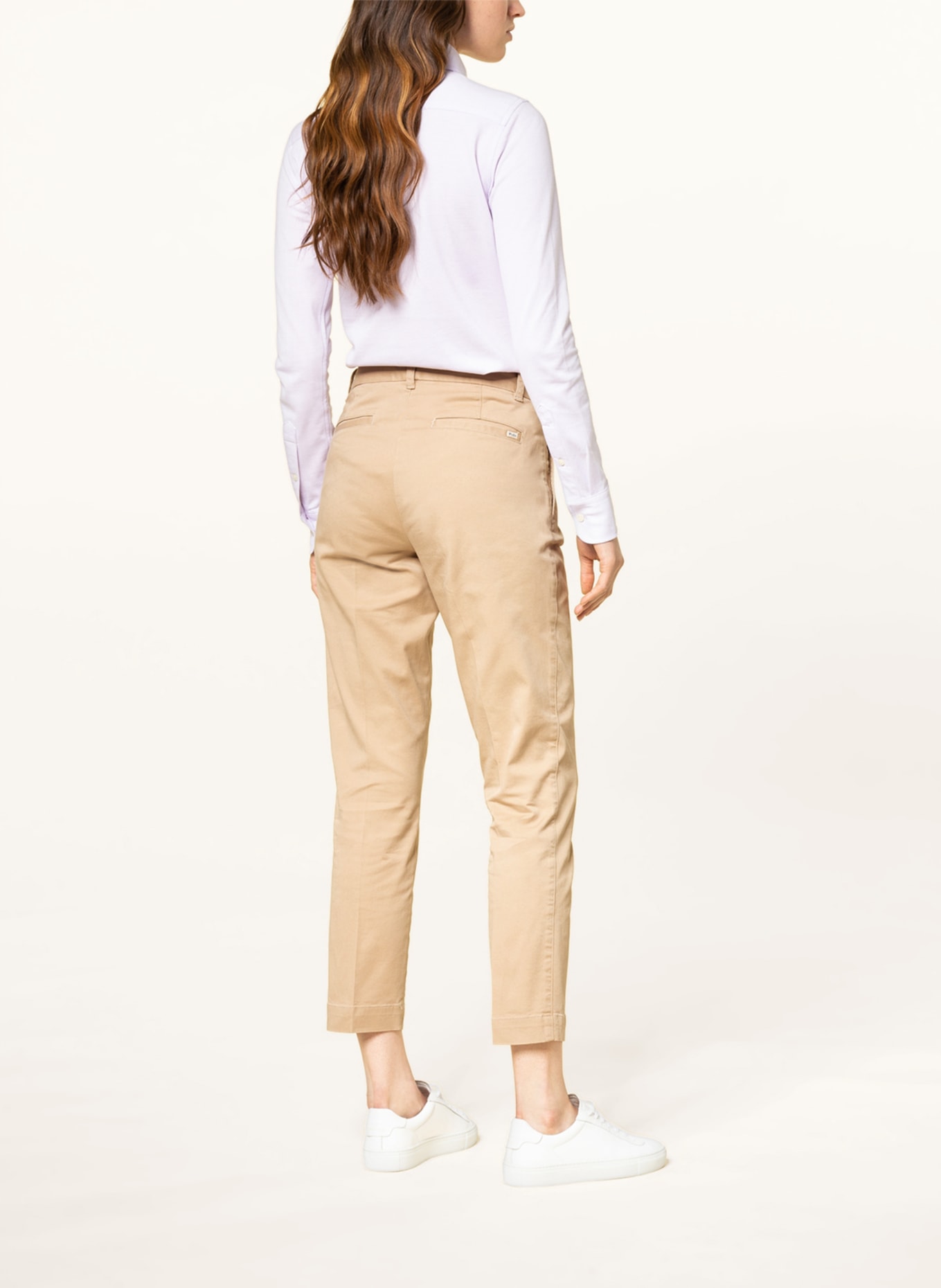 POLO RALPH LAUREN - Women's essential slim chino trousers - Brown -  211890343004