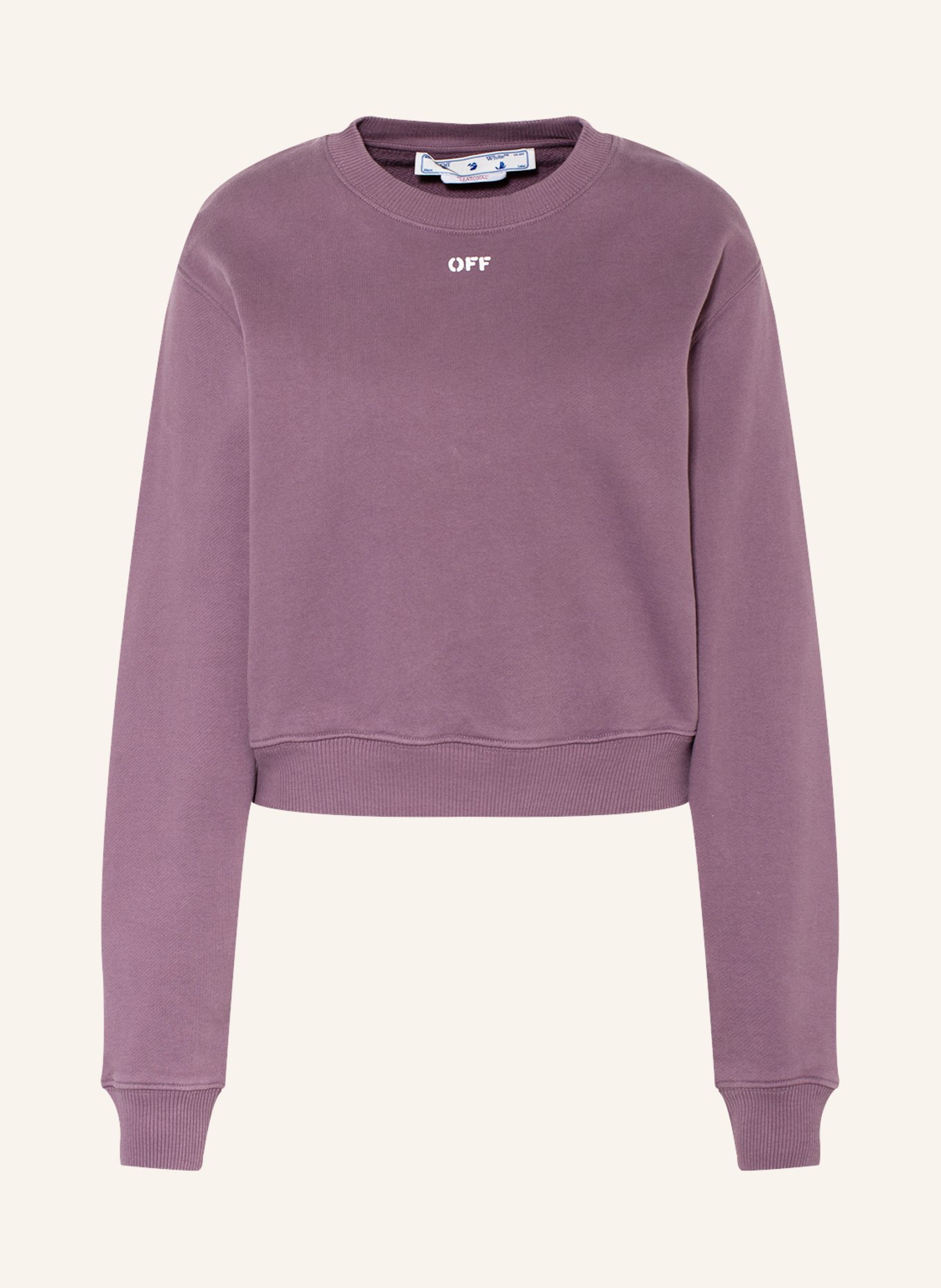 Off White Sweatshirt in purple