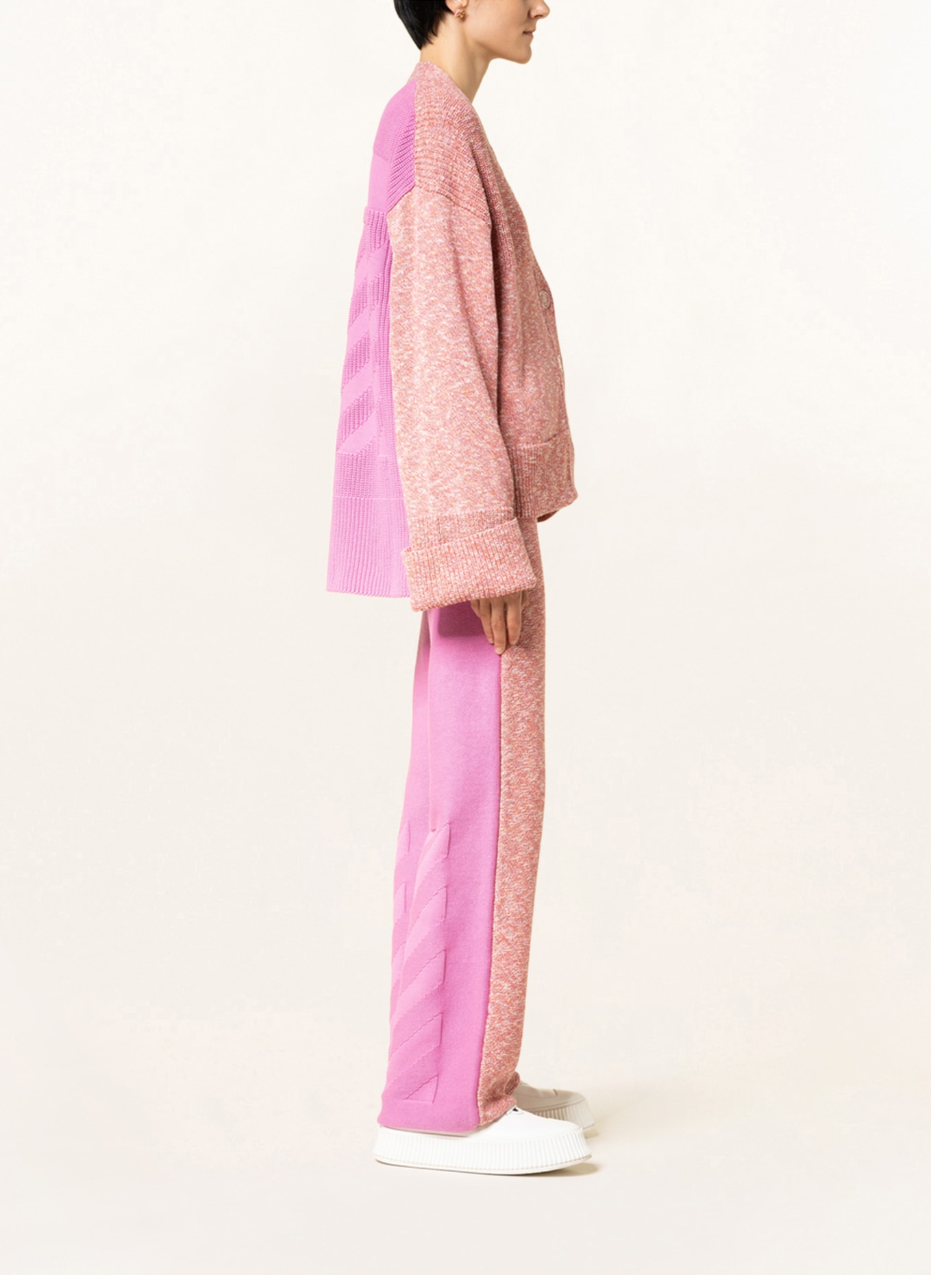 Off-White Knit trousers, Color: FUCHSIA (Image 4)