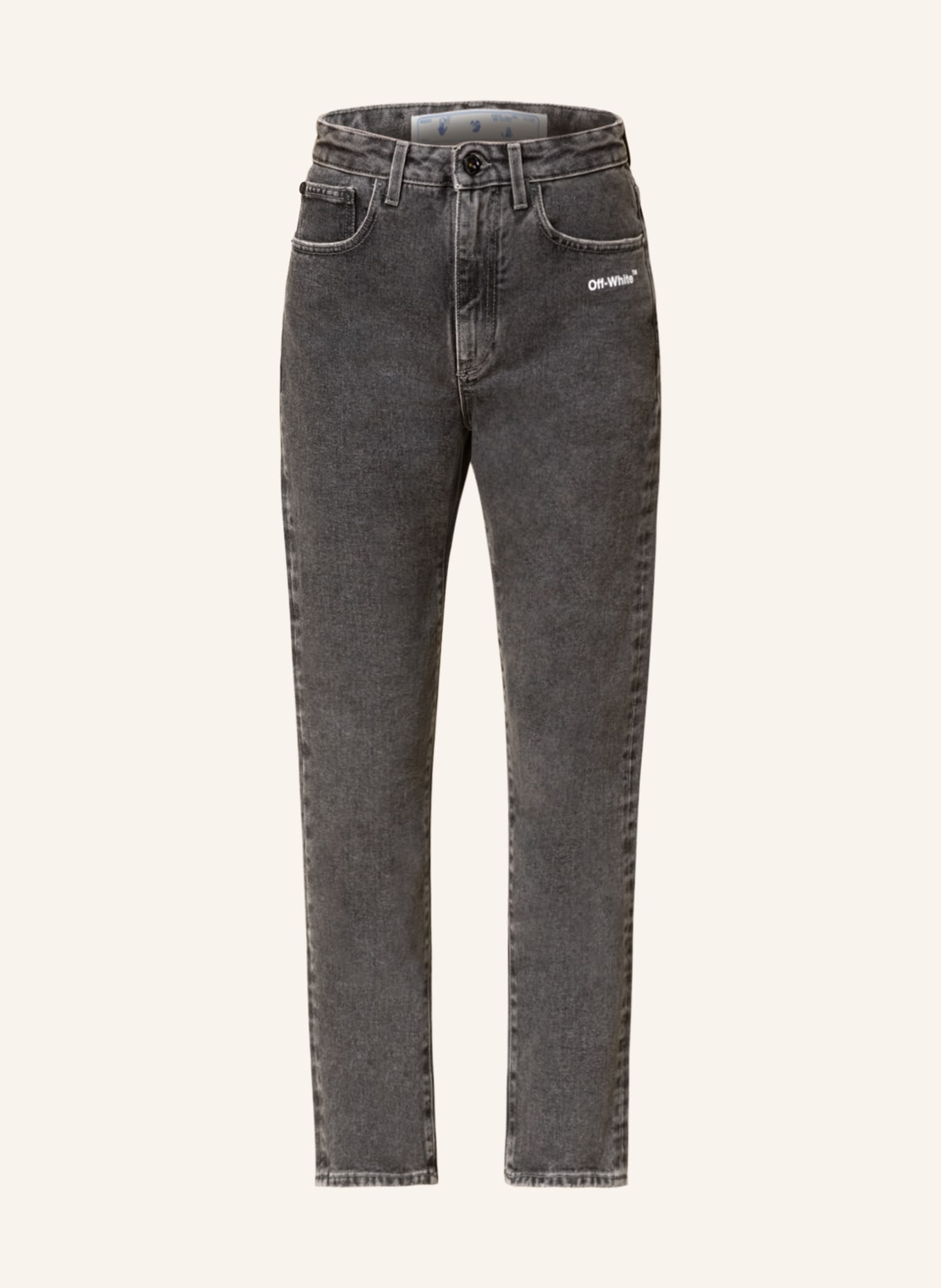 Off White Straight jeans in 0701 grey white